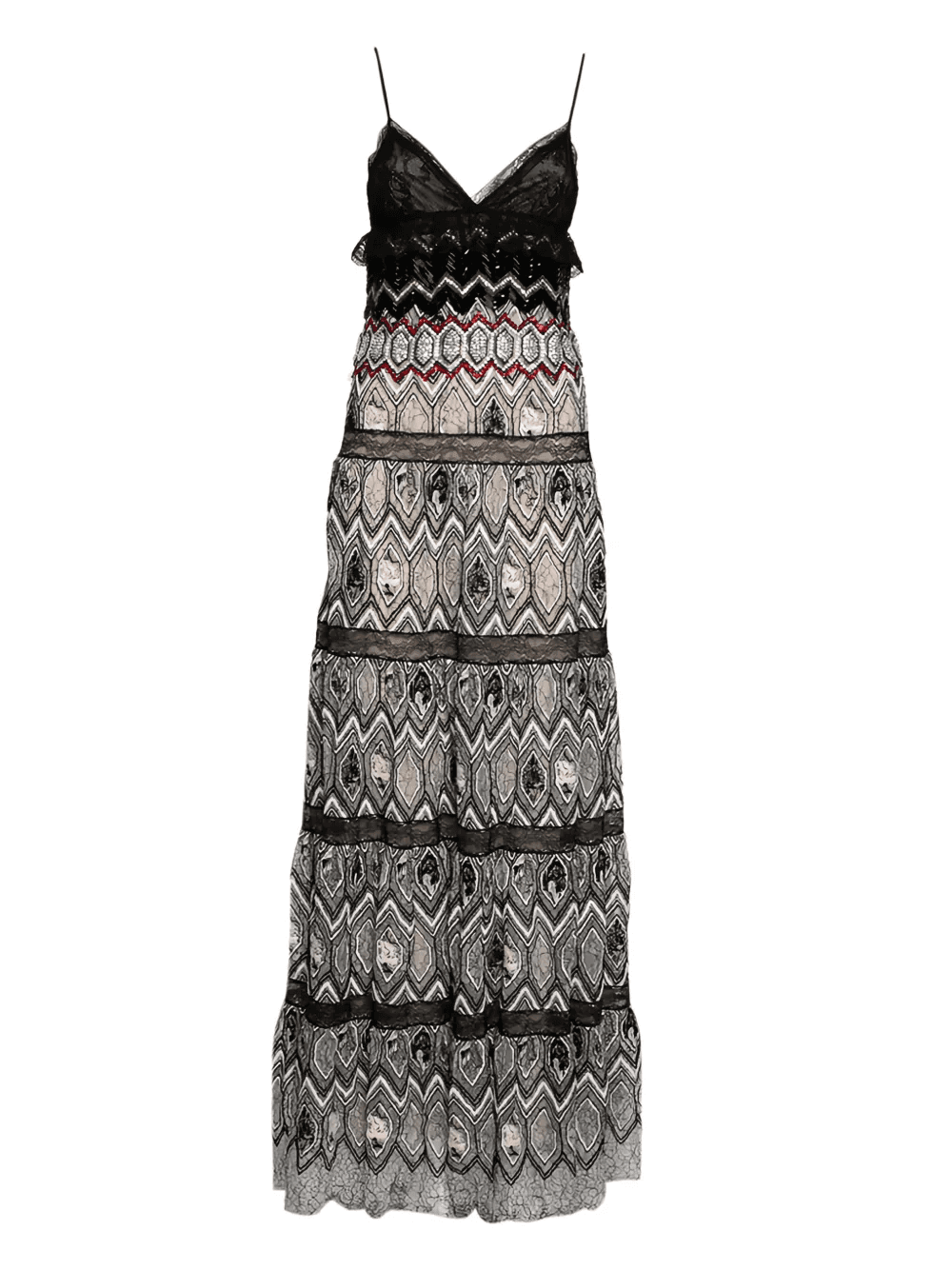 semi-sheer maxi dress - Image 1