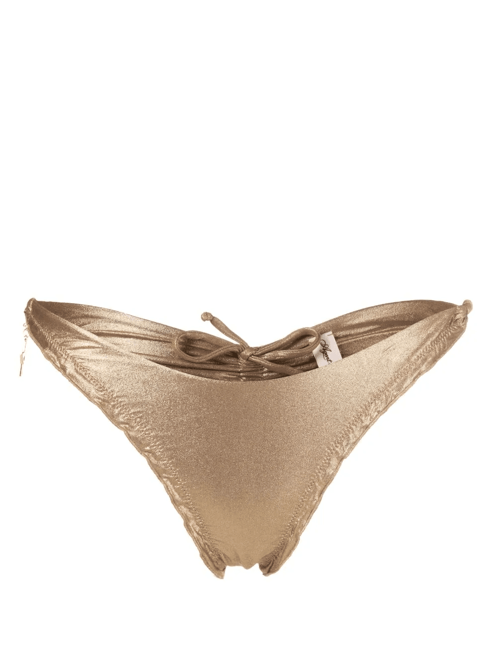 Berry gathered-detail bikini brief - Image 1