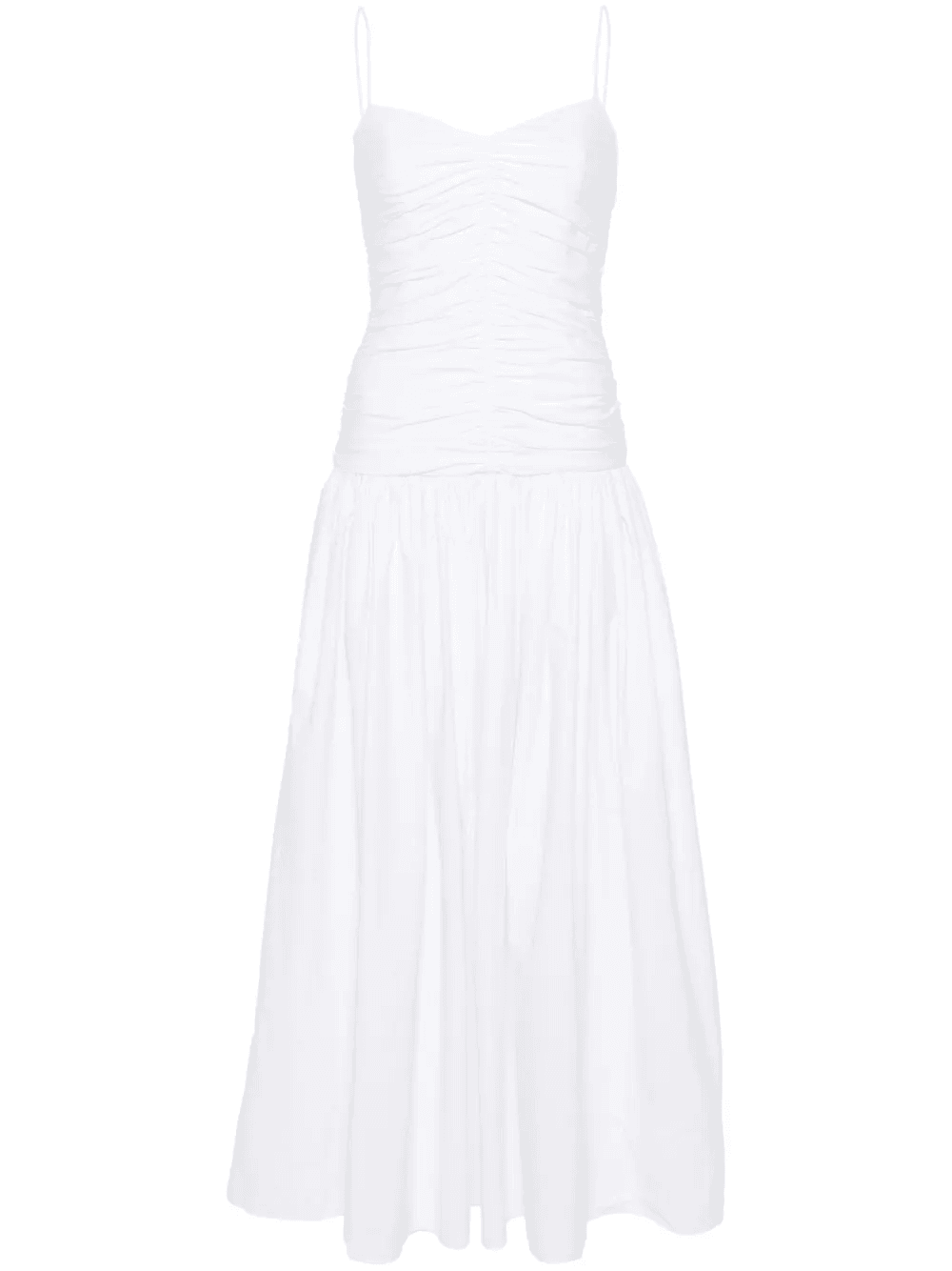 gathered drop-waist dress - Image 1