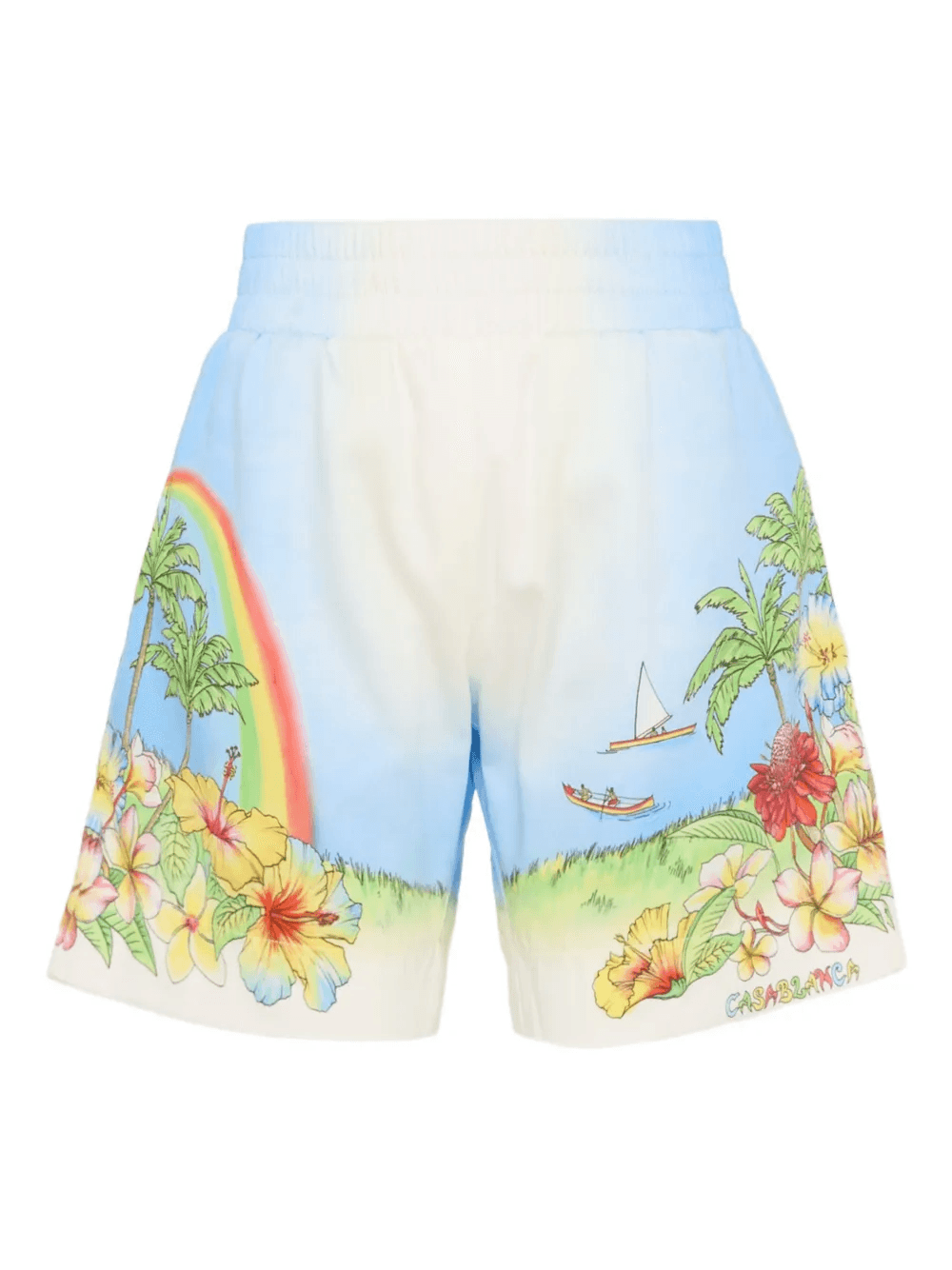 elastic-waist shorts - Image 1