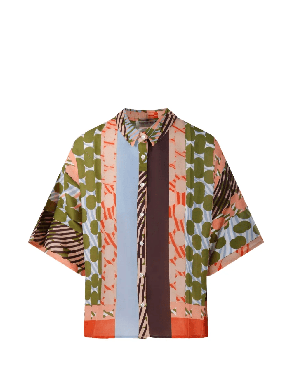 Andrew Pollen abstract-print shirt - Image 1
