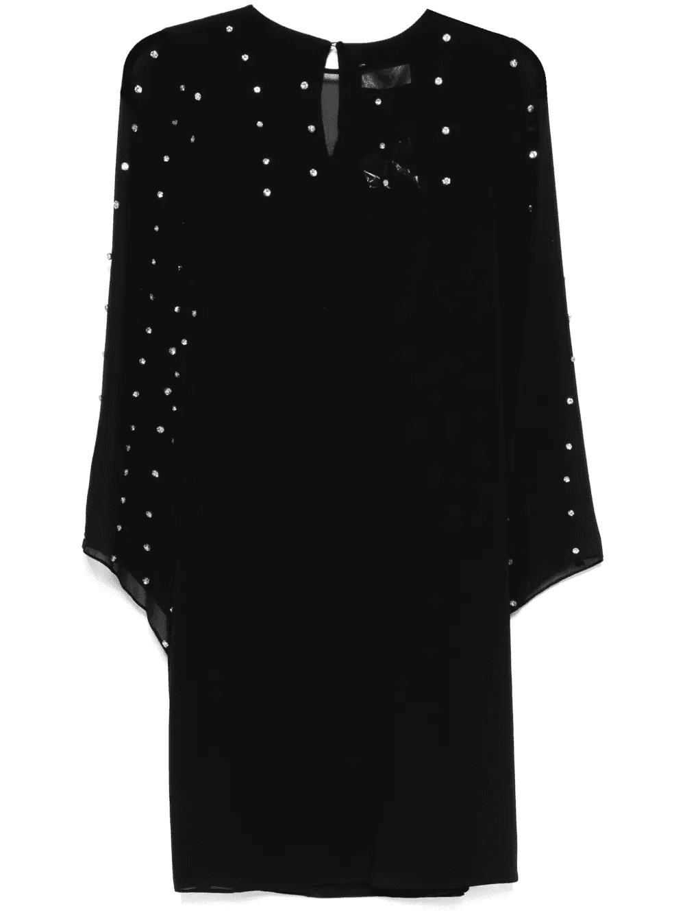 crystal-embellished mini dress - Image 1