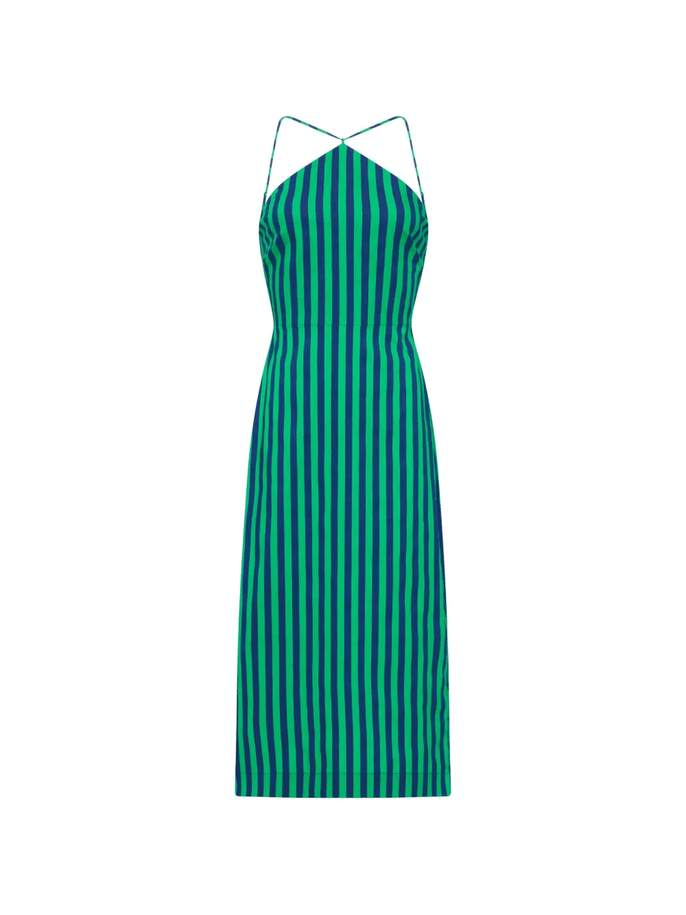Kit striped tie-back maxi dress - Image 1