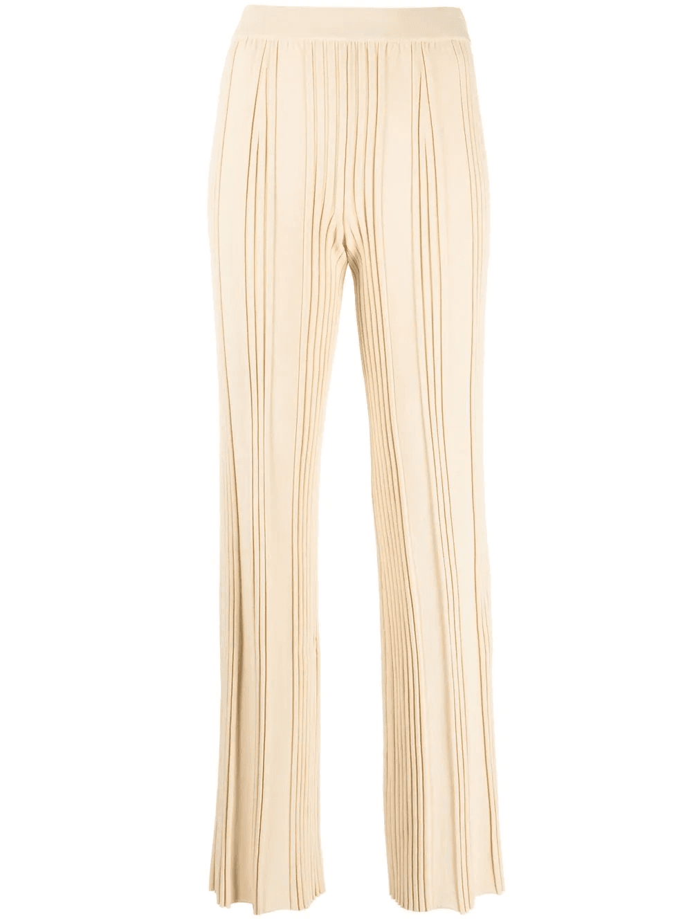 pleated-detail straight-leg trousers - Image 1
