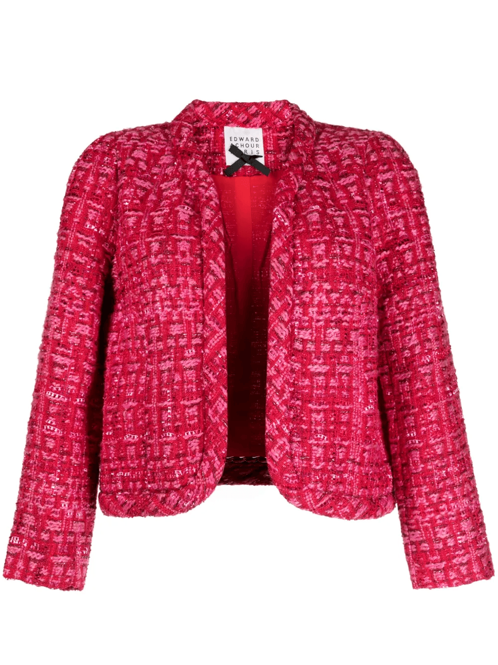 cropped tweed jacket - Image 1