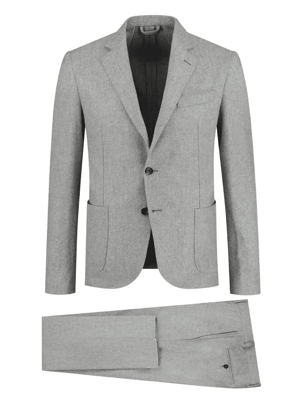 mélange-effect suit - Image 1