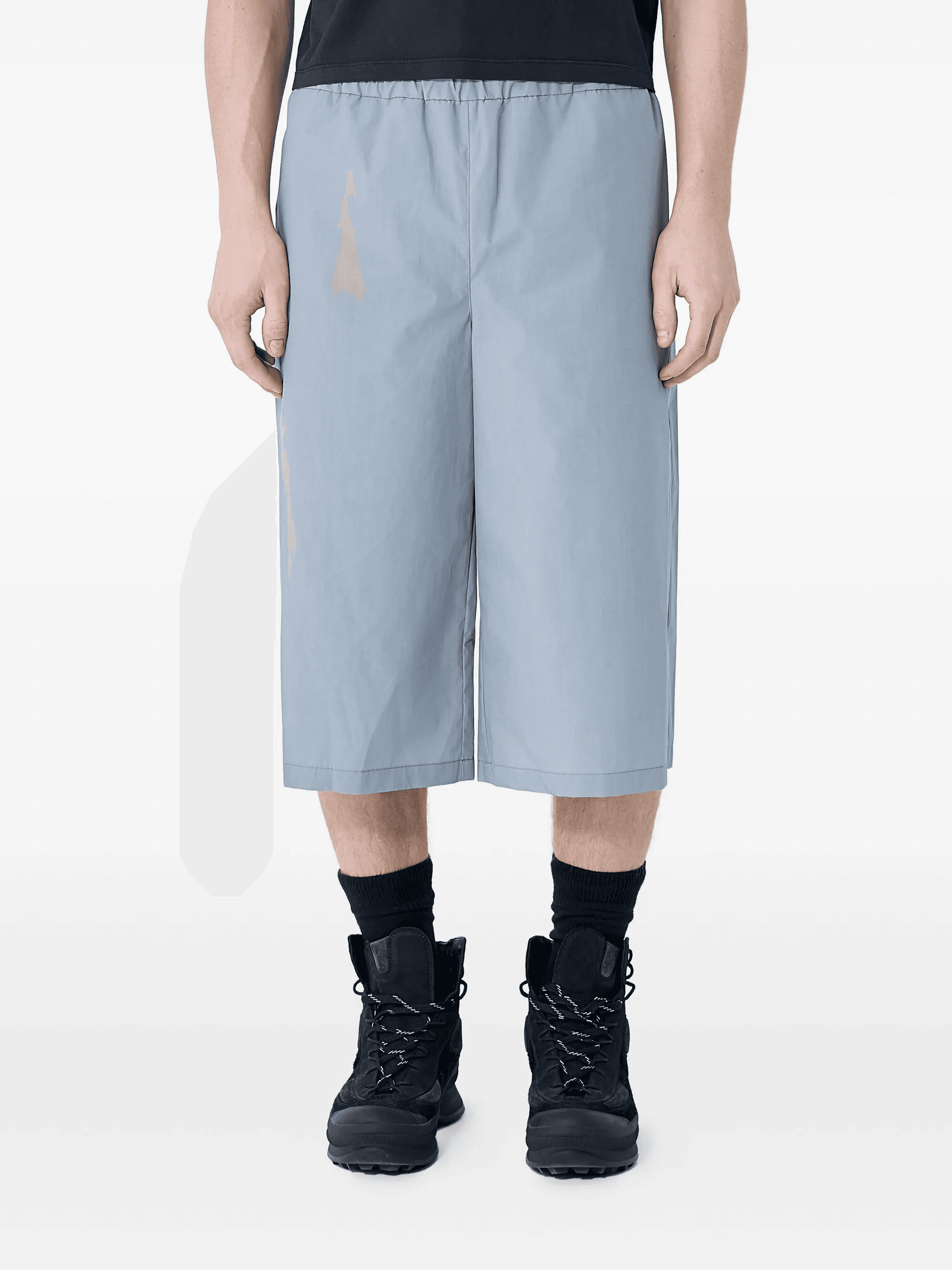 elasticated-waistband shorts - Image 1