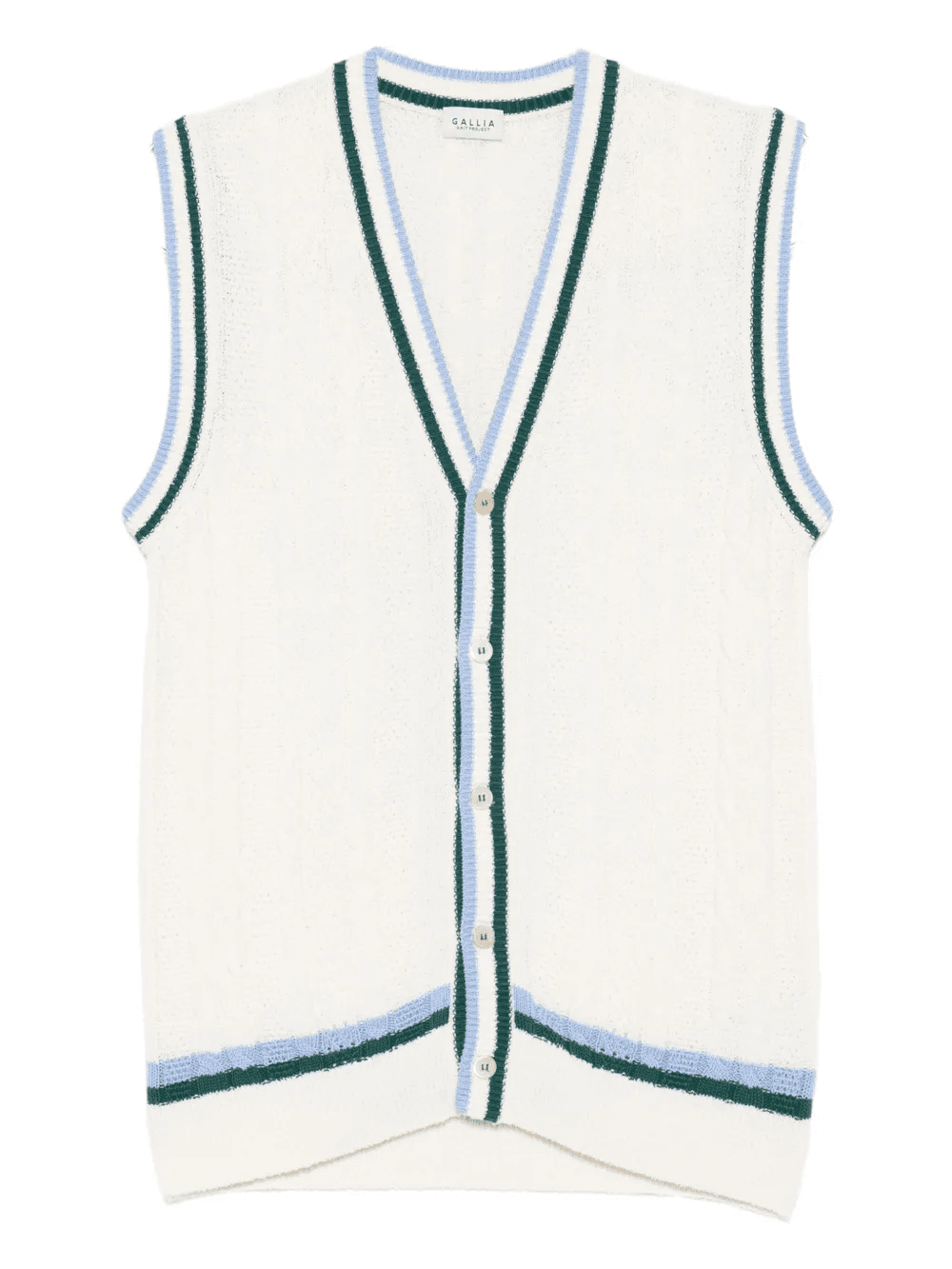 button sweater vest - Image 1