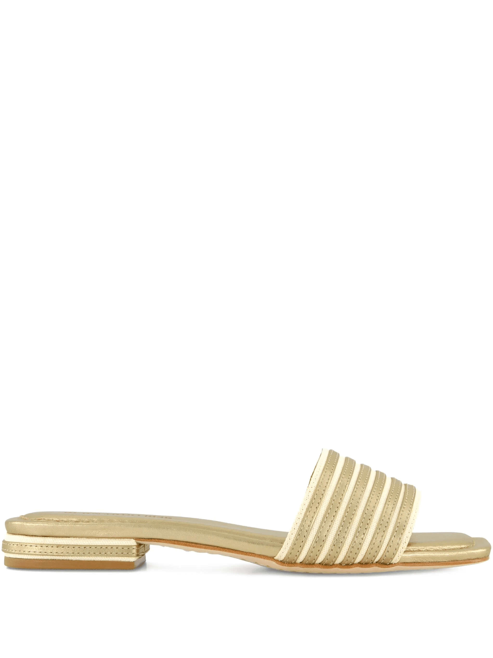 Bernardo 1946 Myko striped metallic sandals - Image 1