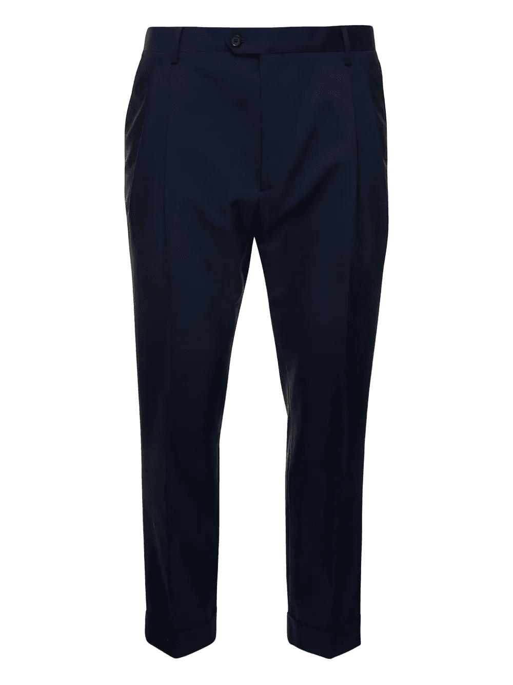 pleated cuffed trousers - Image 1