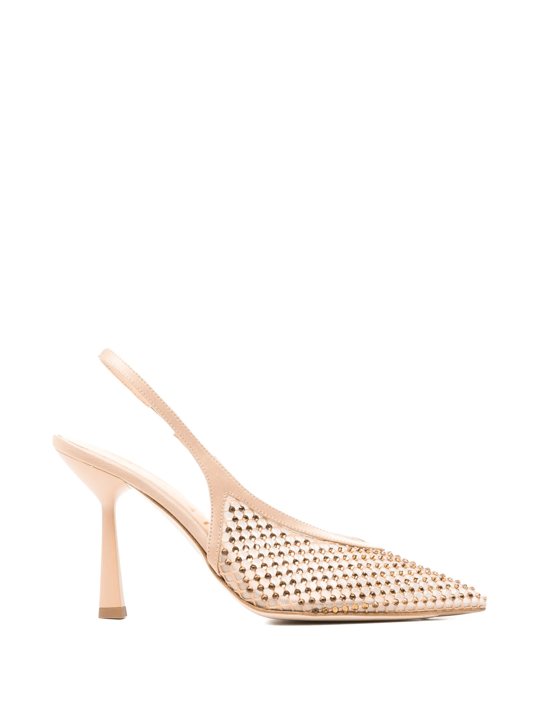 studded slingback court shoes - Image 1