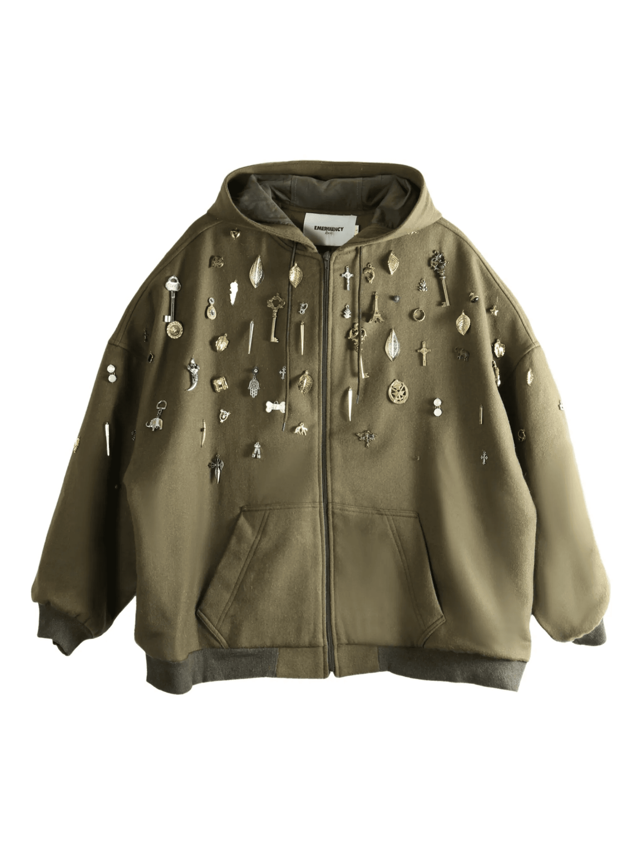 embellished hoodie - Image 1