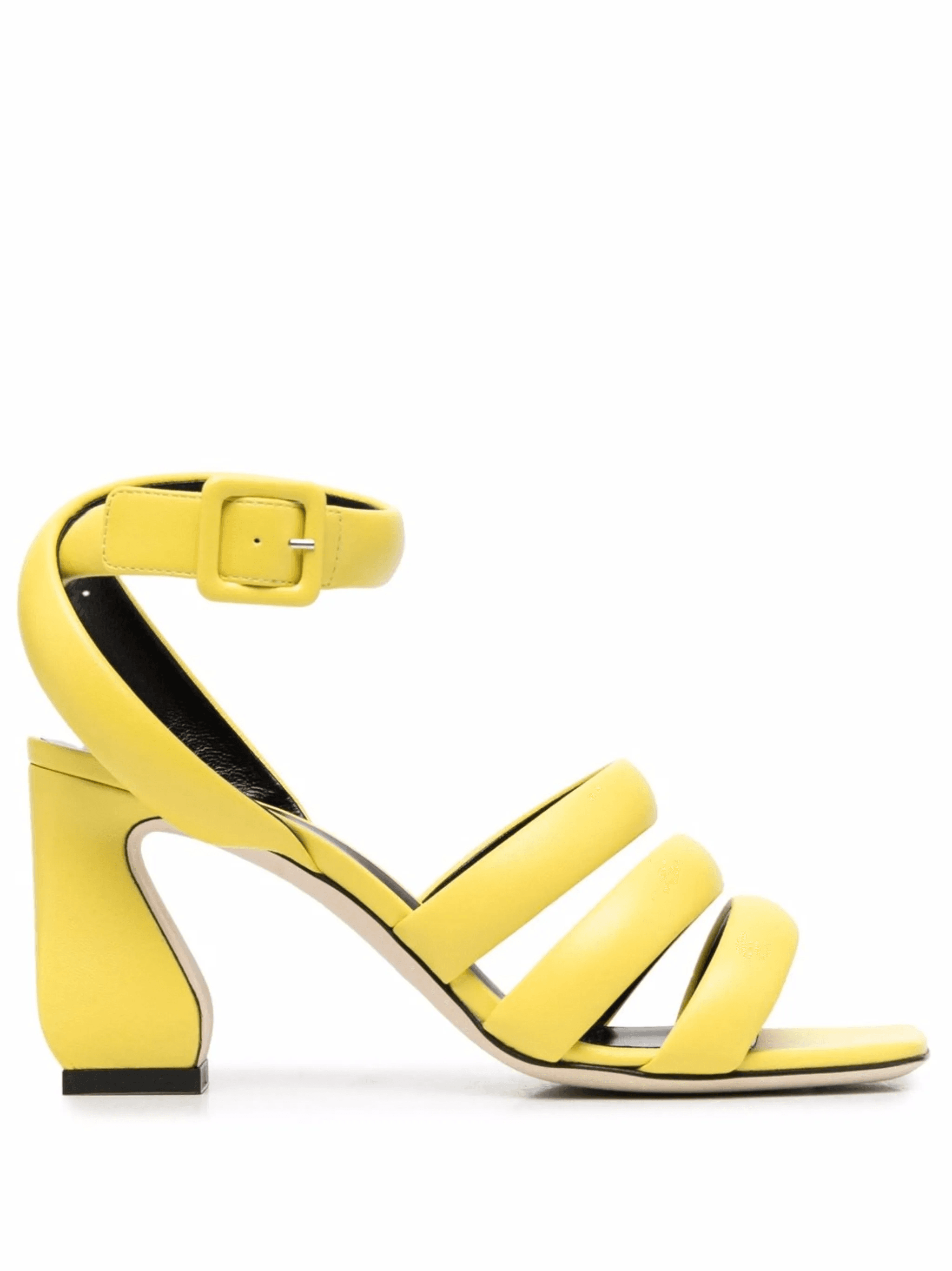 triple-strap leather sandals - Image 1