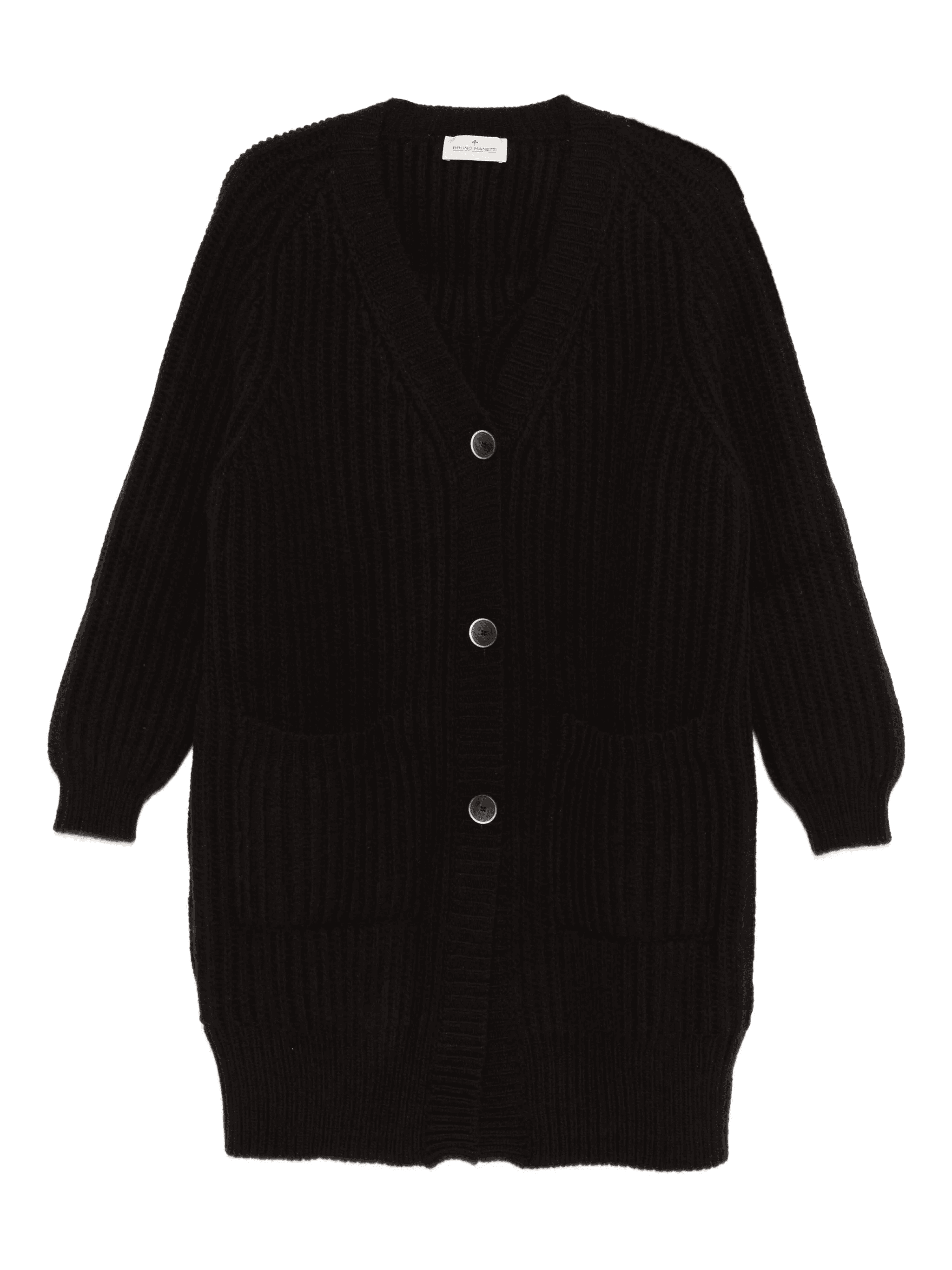 ribbed-knit cardigan - Image 1