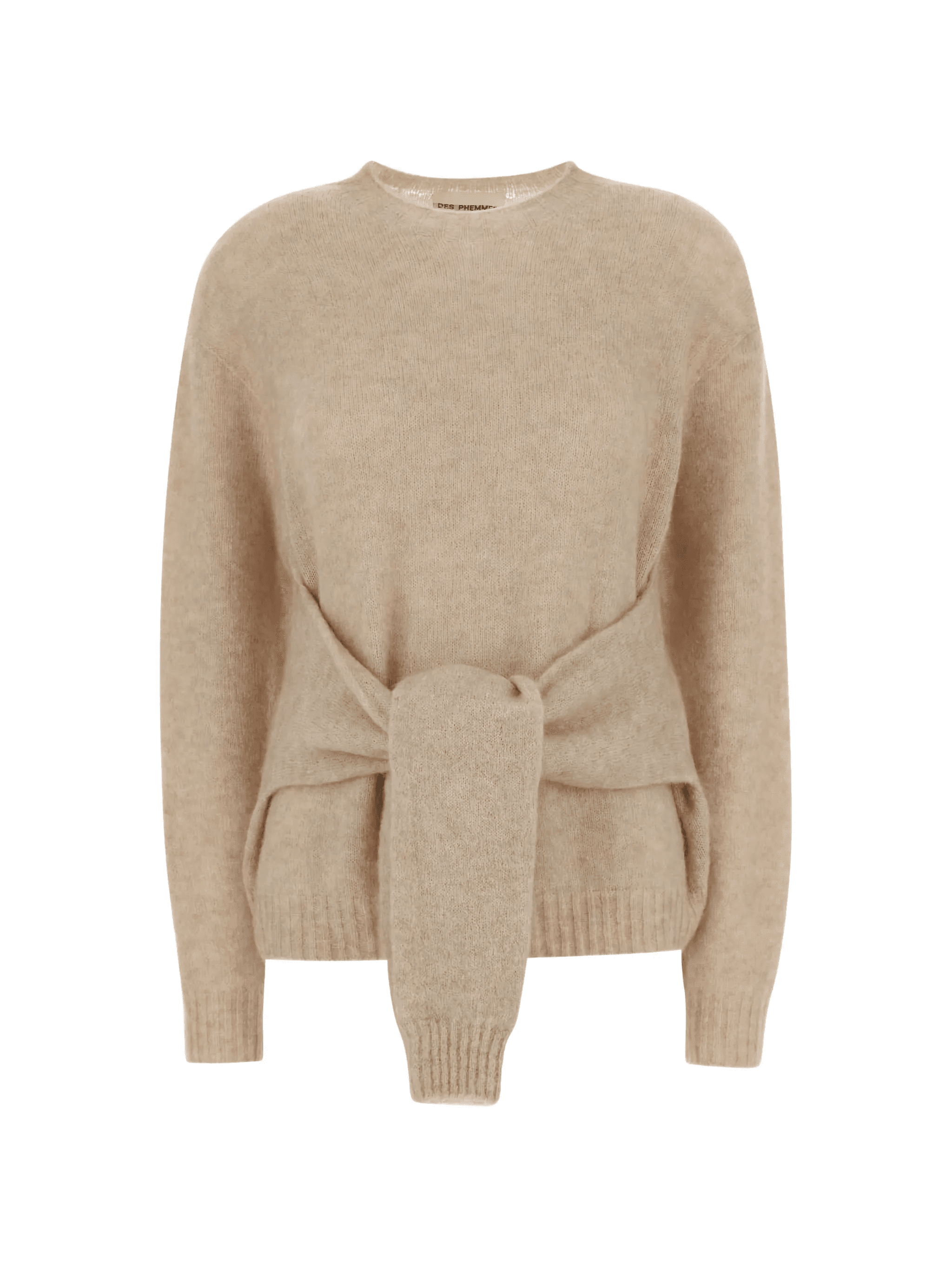 tie-waist sweater - Image 1