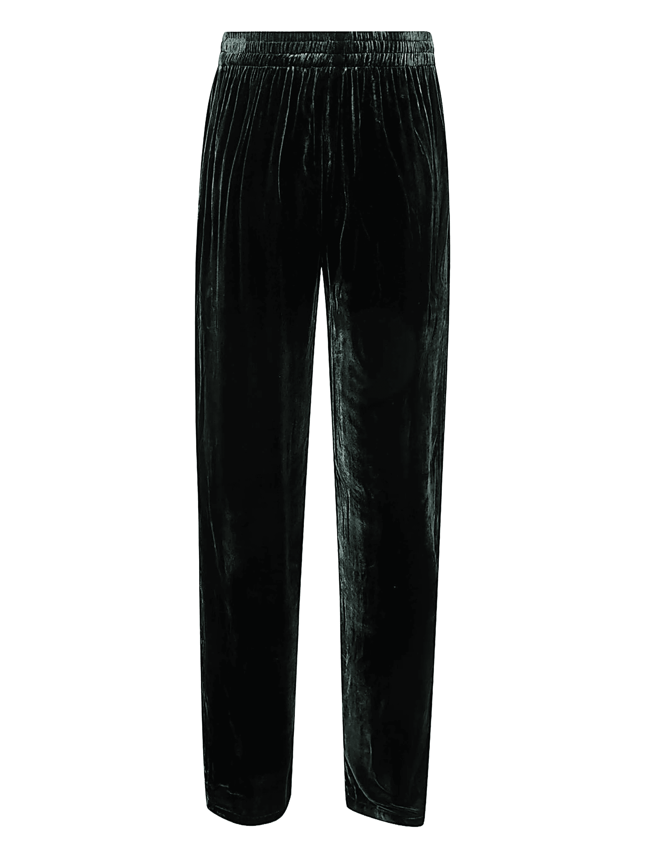 velvet elasticated-waist trousers - Image 1
