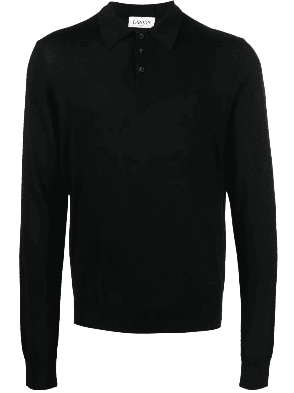 long-sleeve polo shirt - Image 1