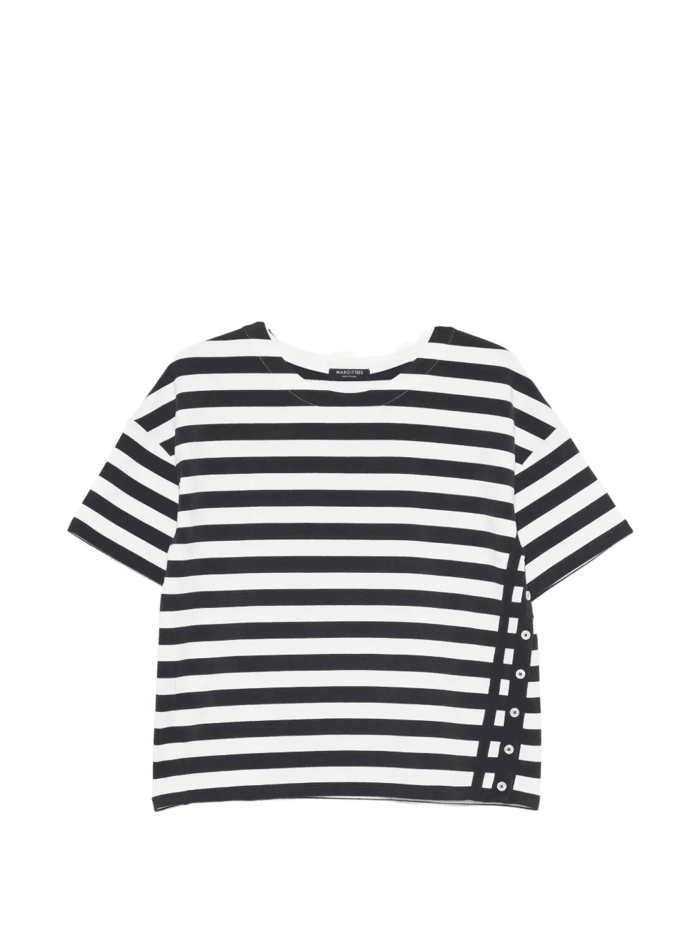 striped-pattern T-shirt - Image 1