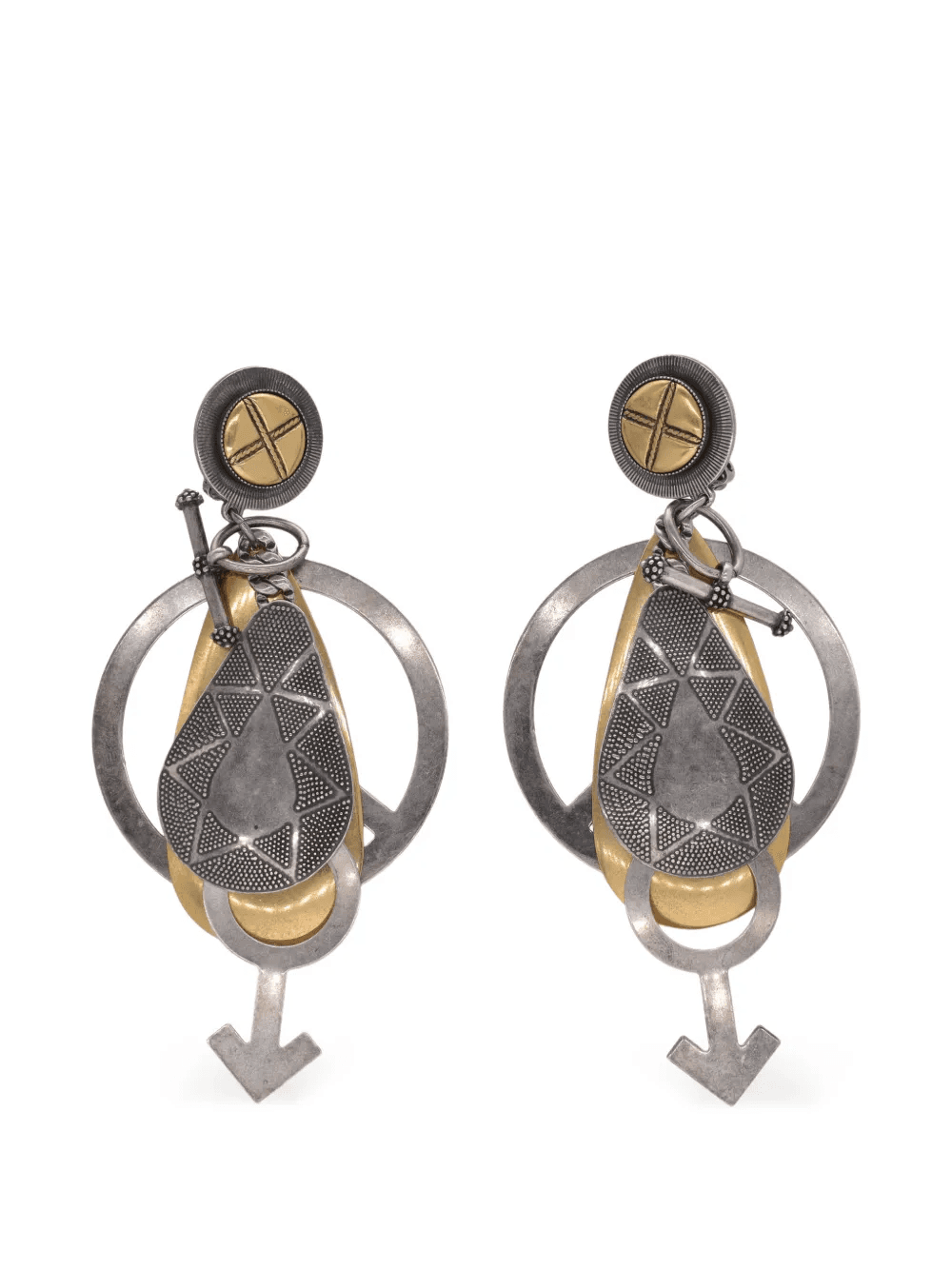 pendant clip-on earrings - Image 1