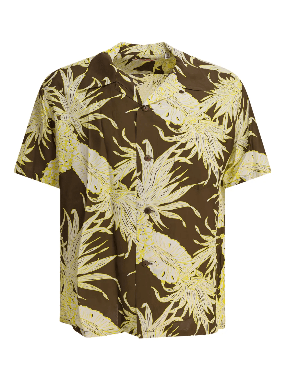 pineapple-print short-sleeve shirt - Image 1