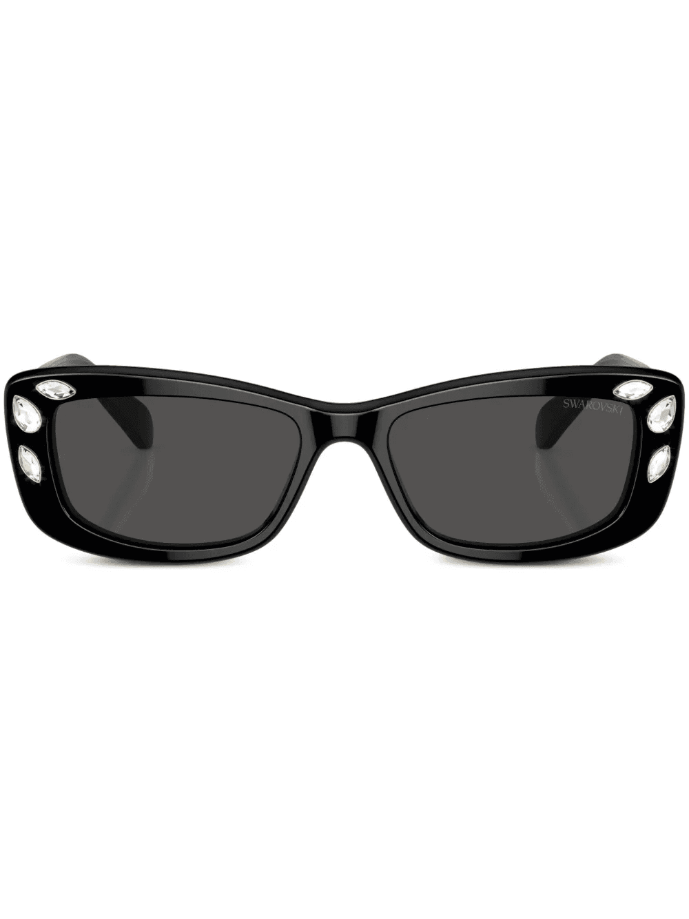 crystal-embellished rectangle-frame sunglasses - Image 1