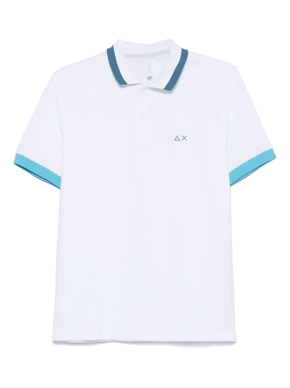 contrast-stripes polo shirt - Image 1
