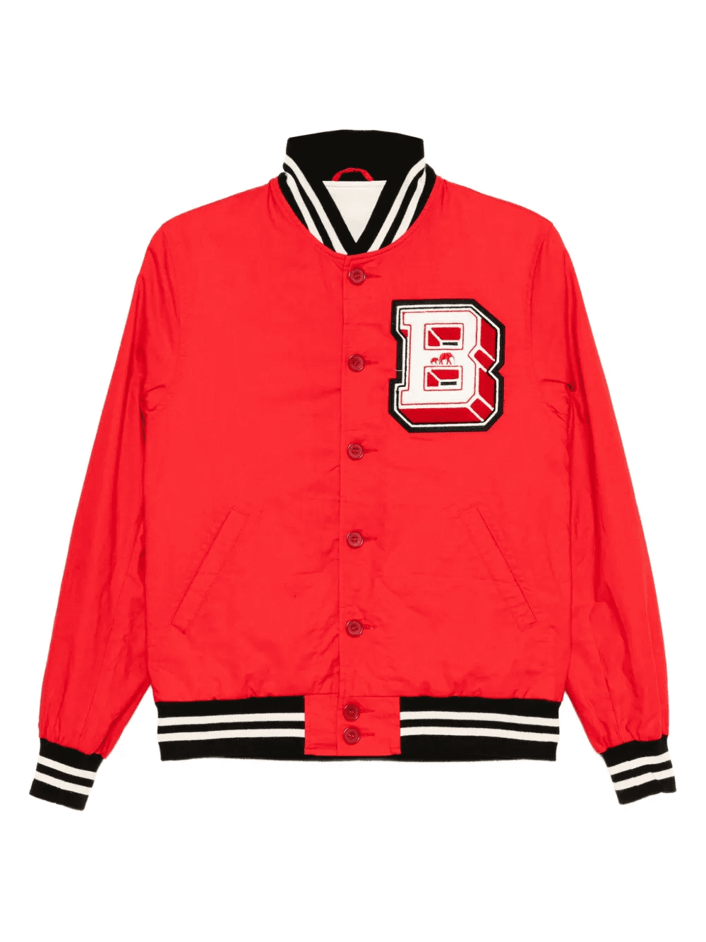logo-embroidered bomber jacket - Image 1