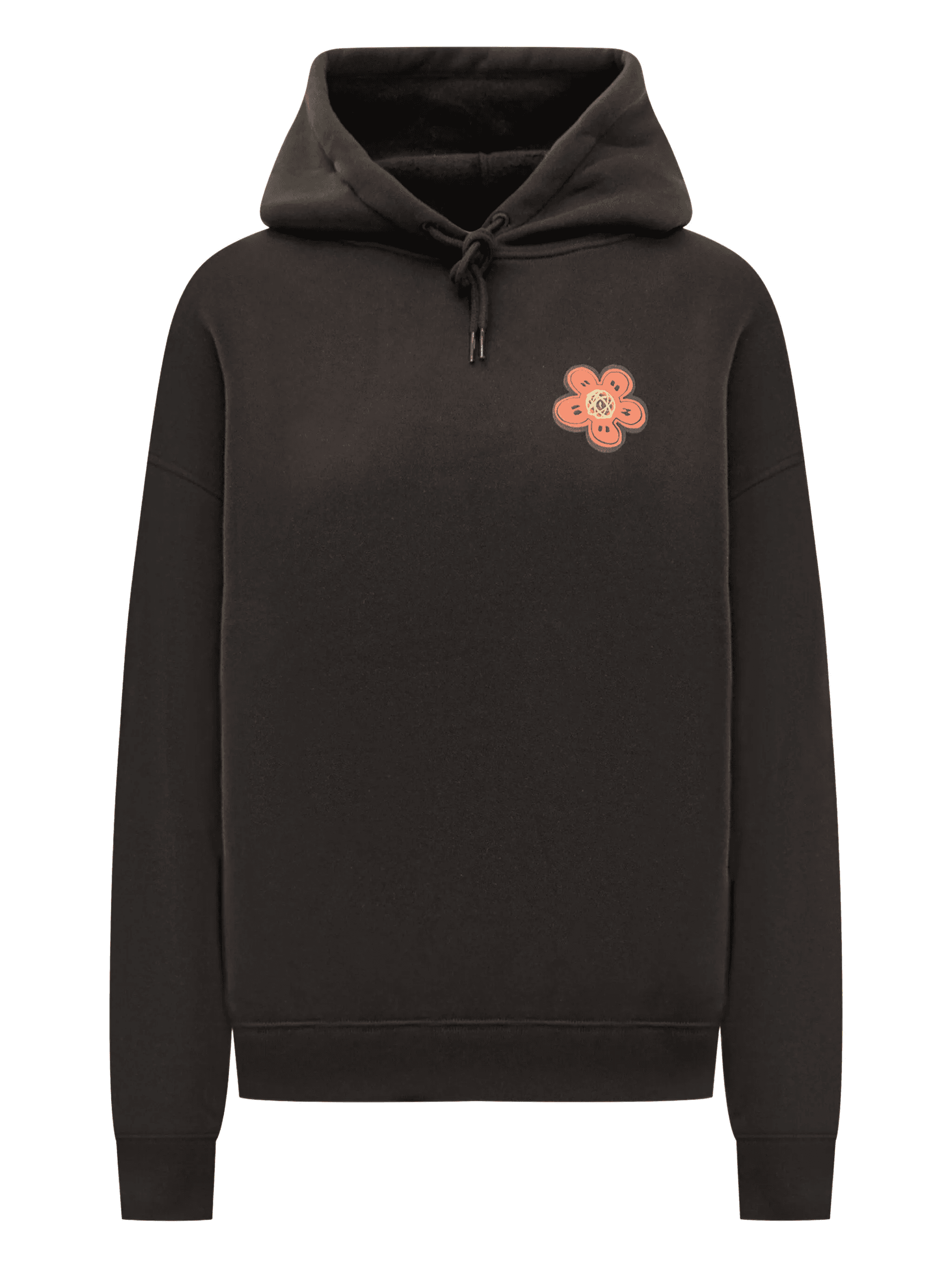 "Kenzo x Futura 2000" flower-applique hoodie - Image 1