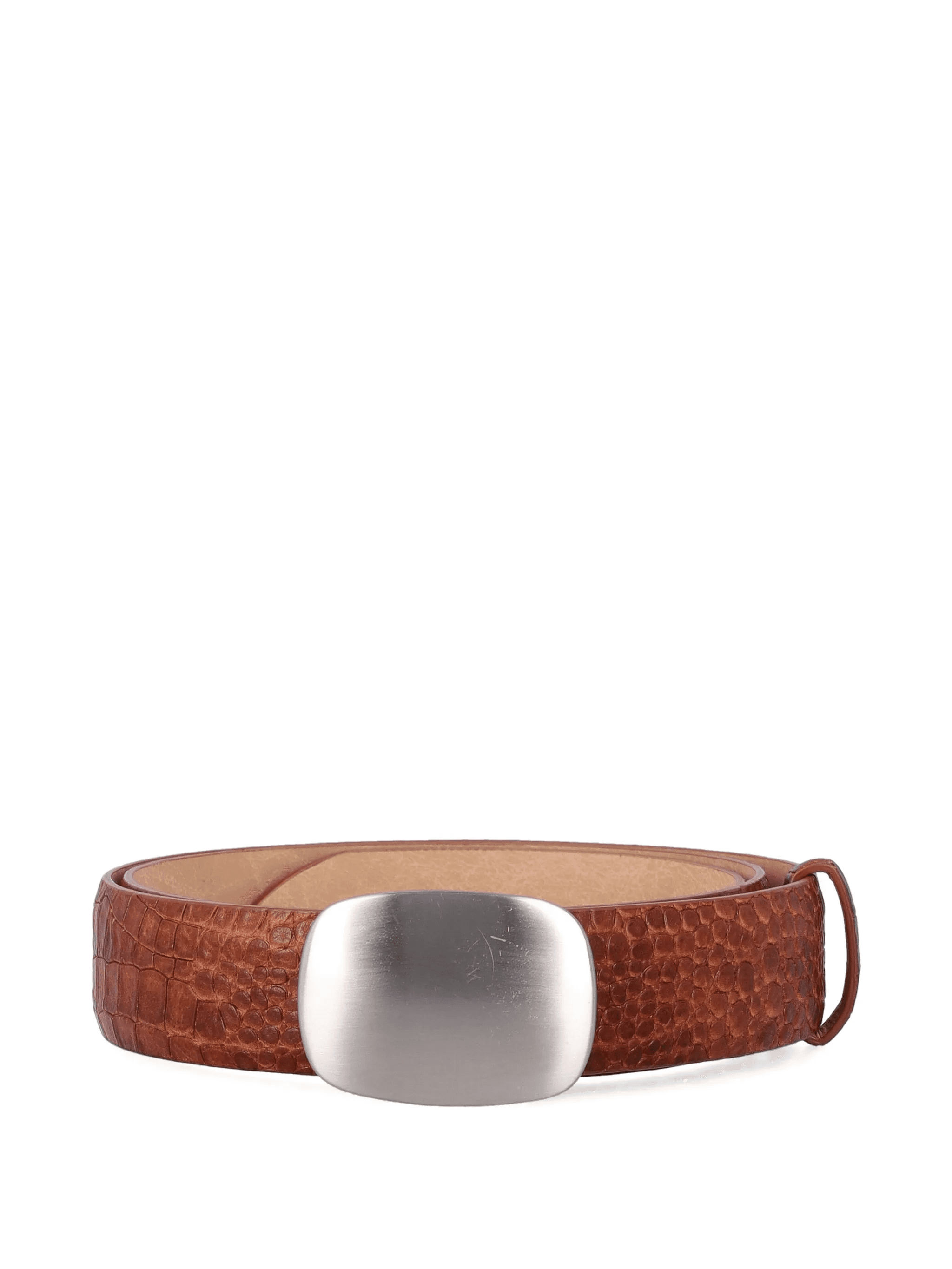 buckle reptile-effect belt - Image 1