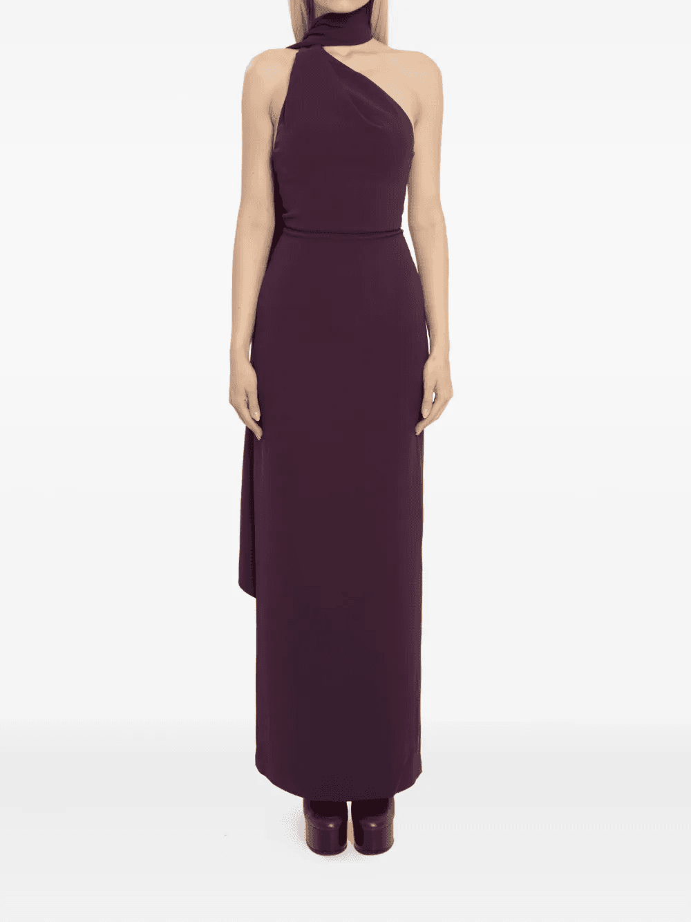Demi one-shoulder maxi dress - Image 1