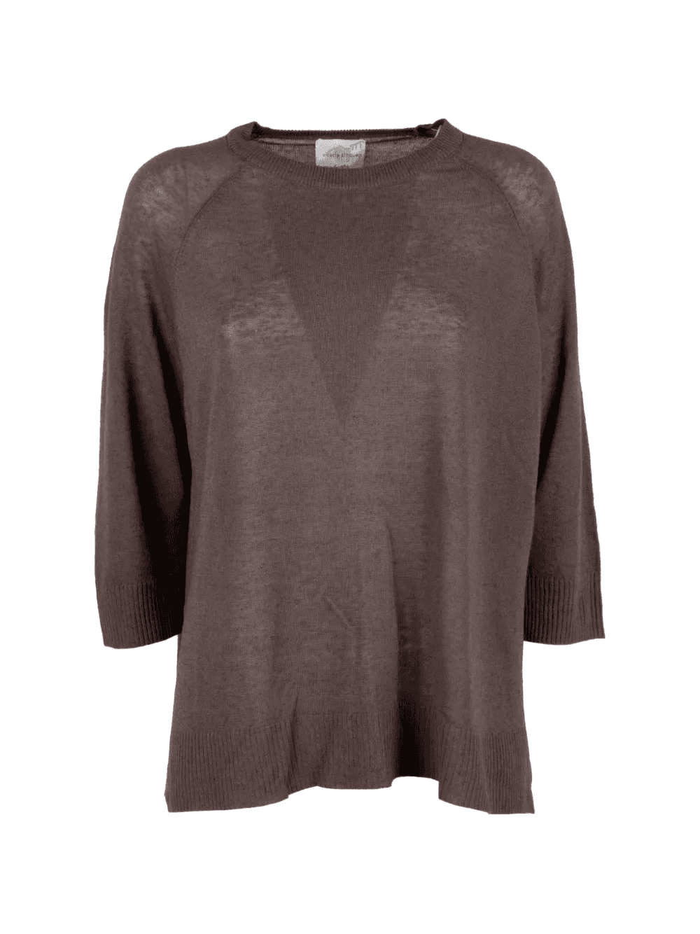 raglan-sleeve fine-knit sweater - Image 1