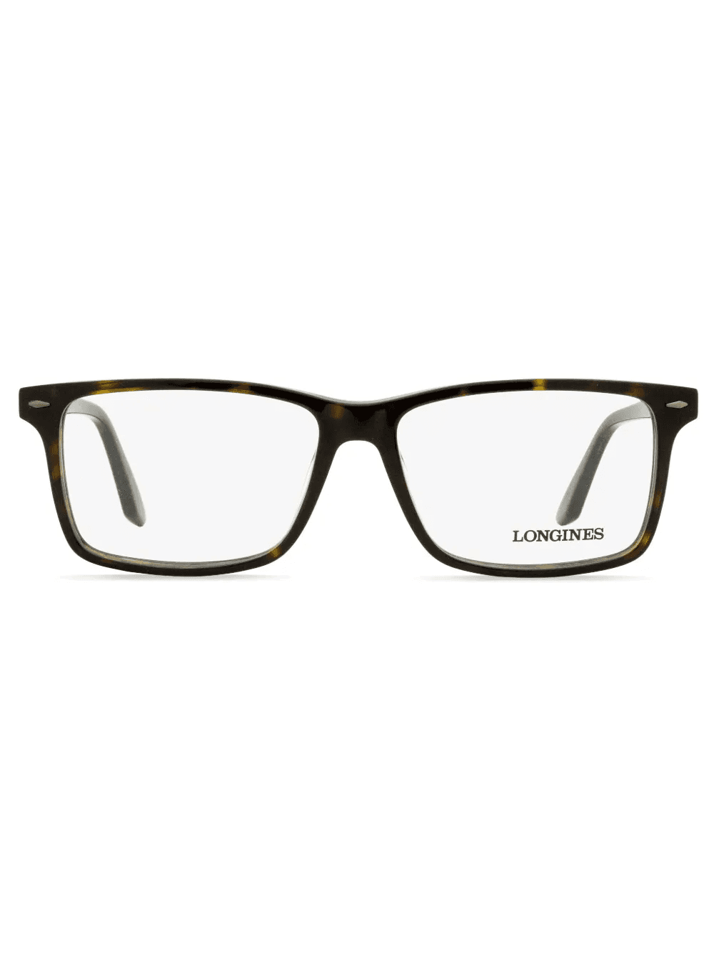 tortoiseshell rectangle-frame glasses - Image 1