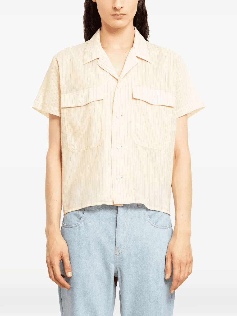 striped-pattern shirt - Image 1