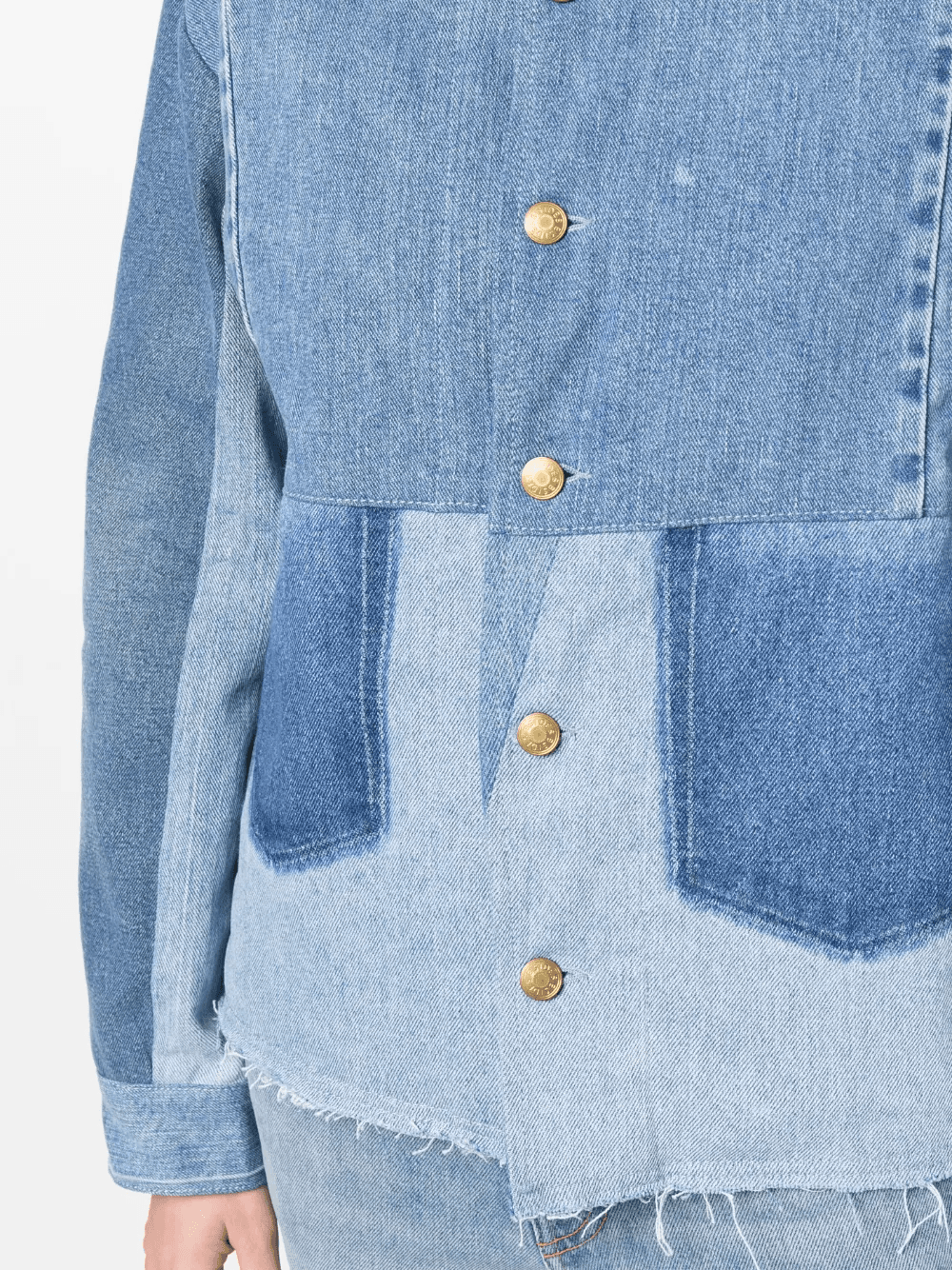 Lou patchwork denim jacket - Image 1