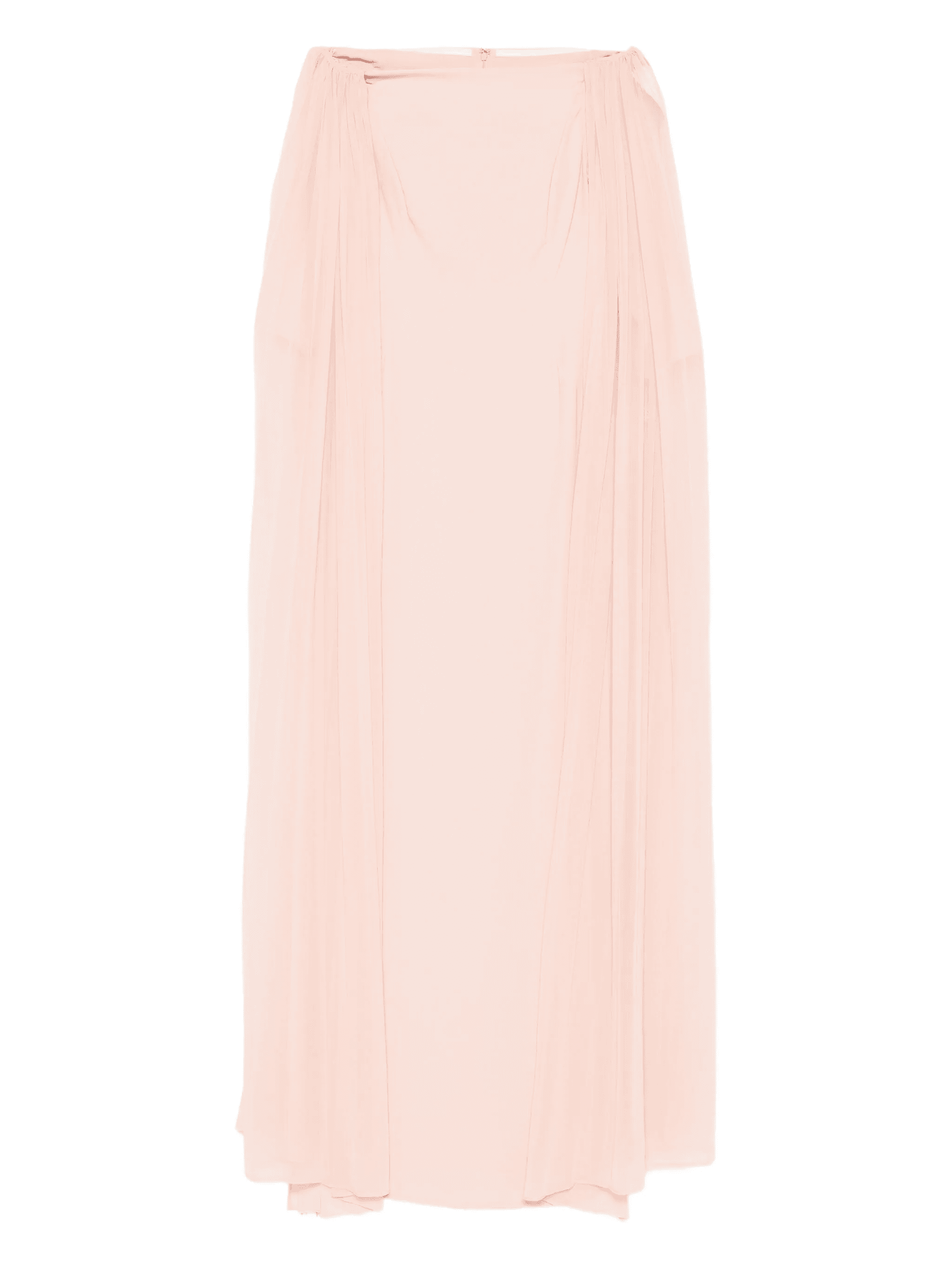 cape long-sleeve maxi dress - Image 1