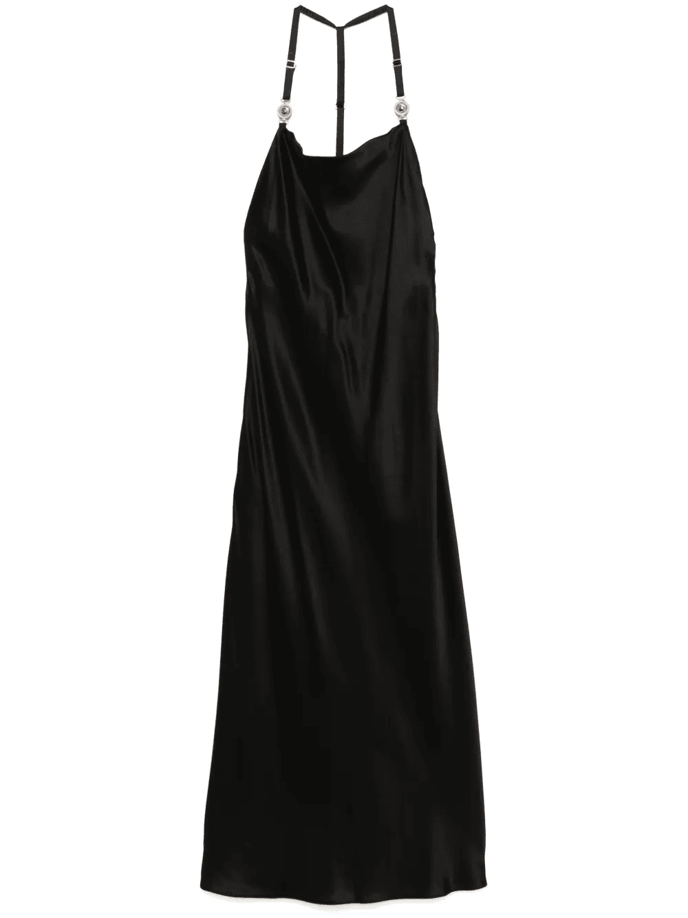 satin maxi slip dress - Image 1