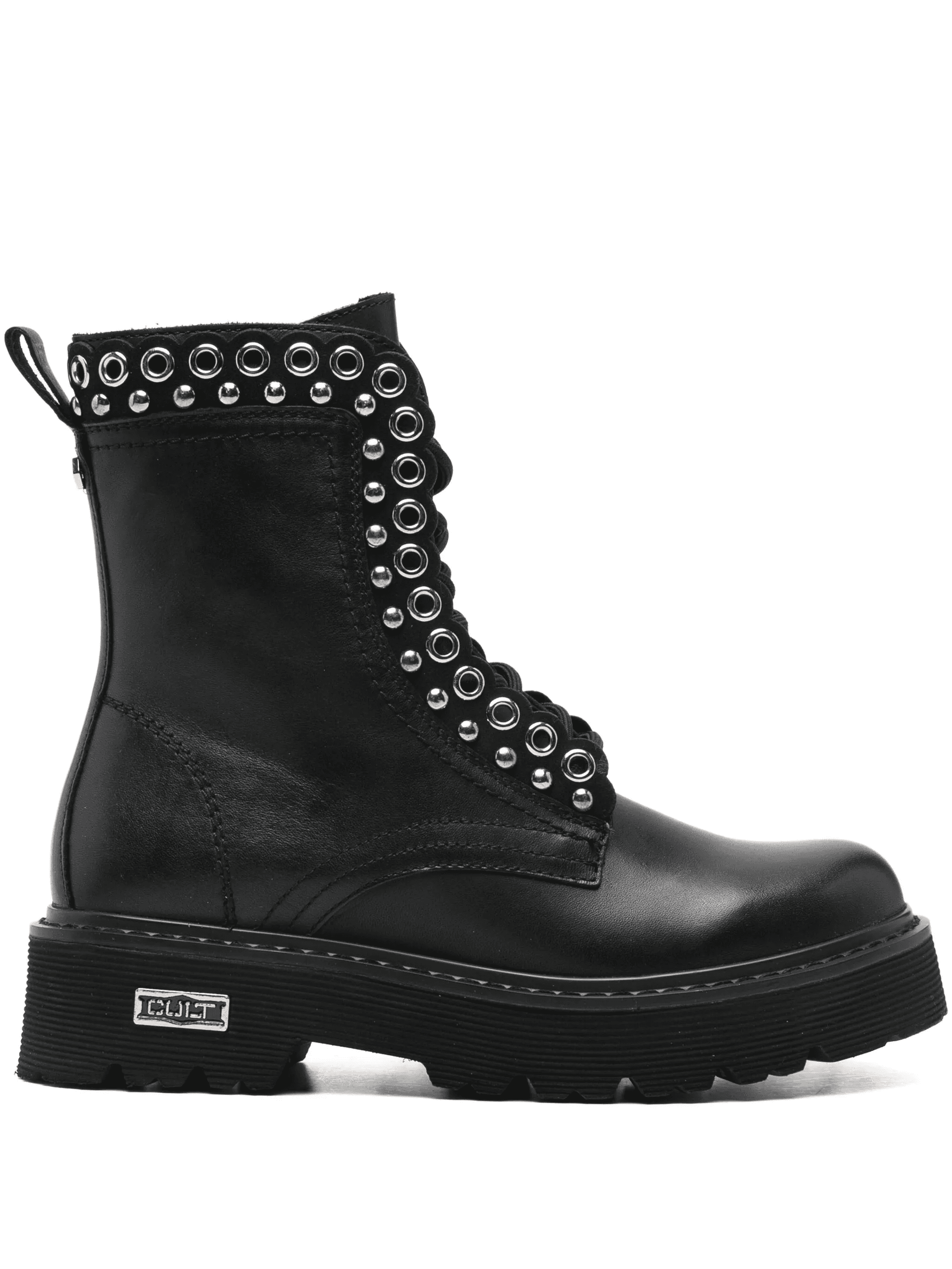 studded leather boots - Image 1