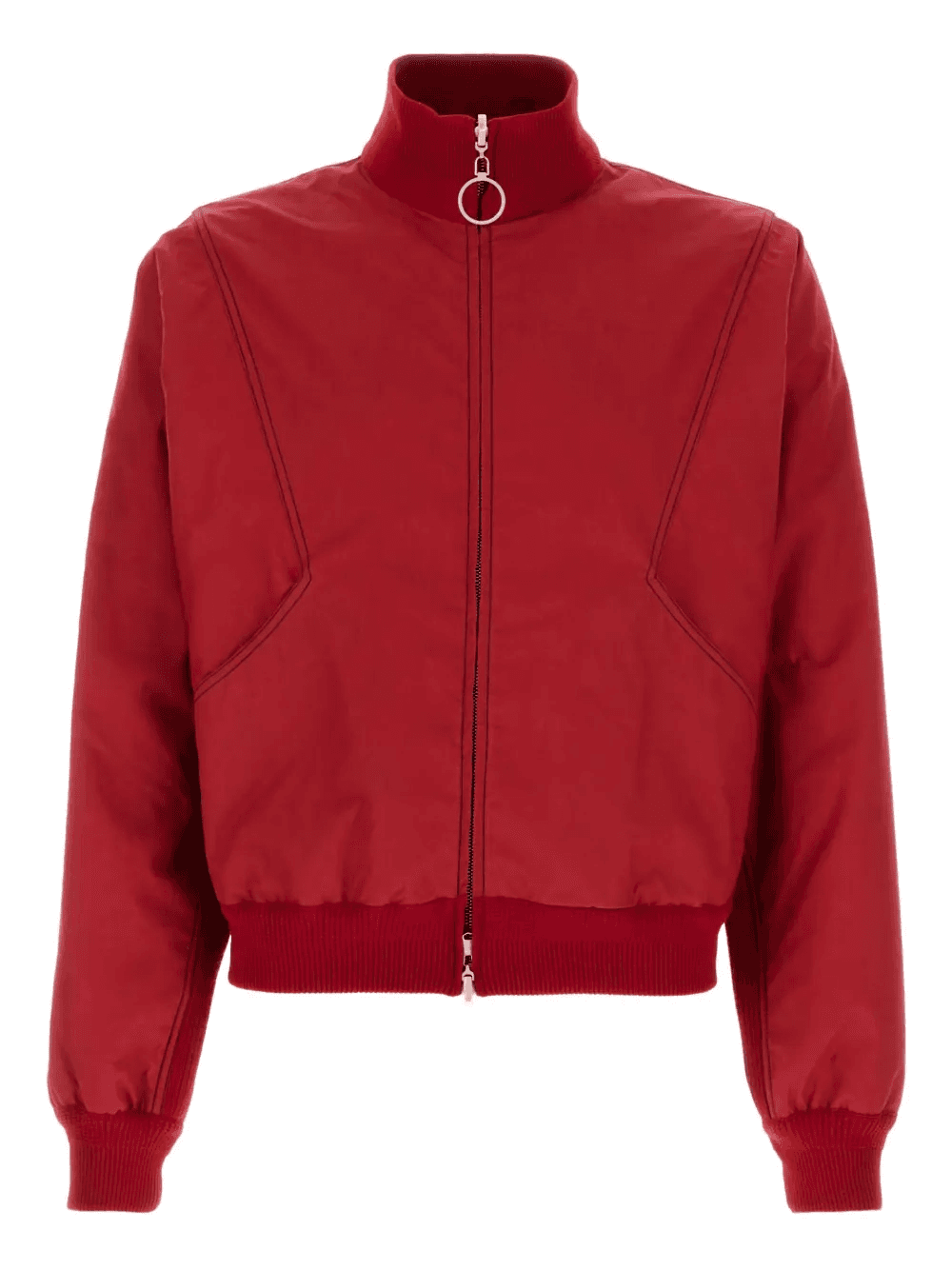 logo-patch bomber jacket - Image 1