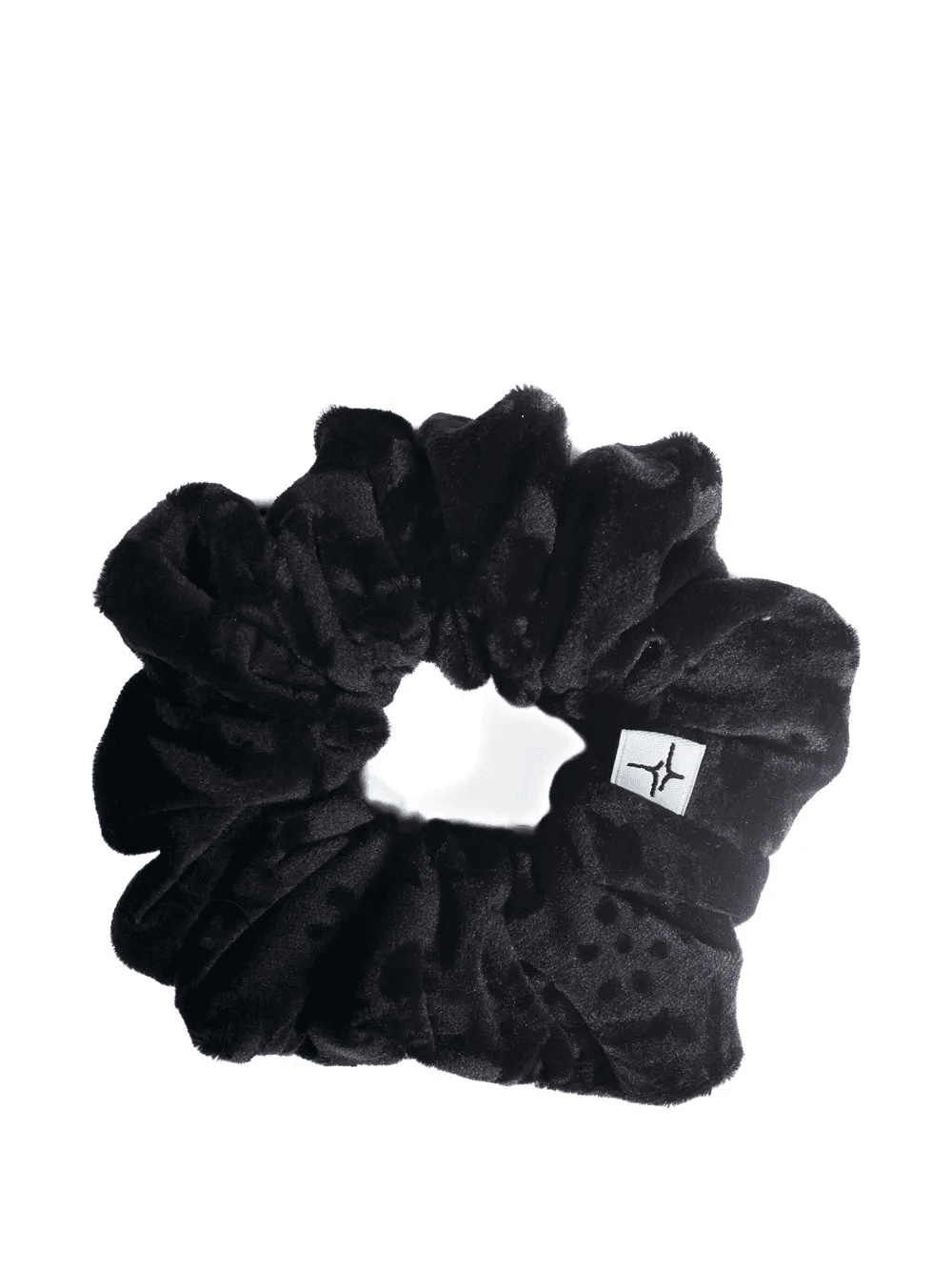 velvet spotted scrunchie - Image 1