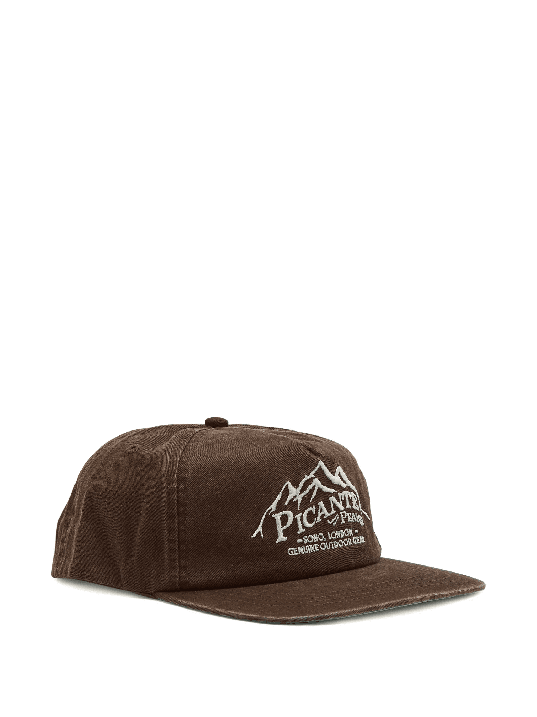 peak embroidered baseball cap - Image 1
