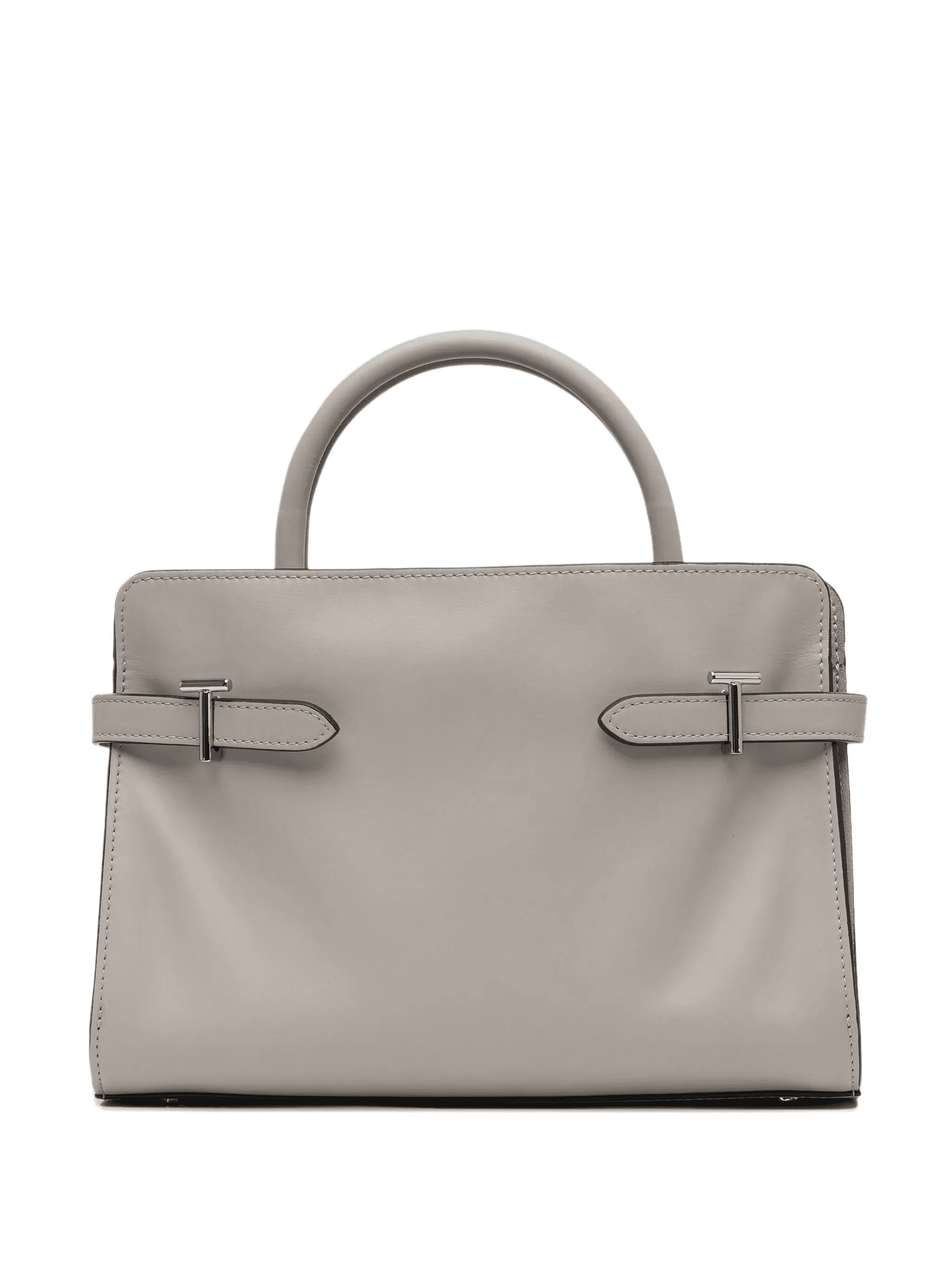 leather buckled tote bag - Image 1
