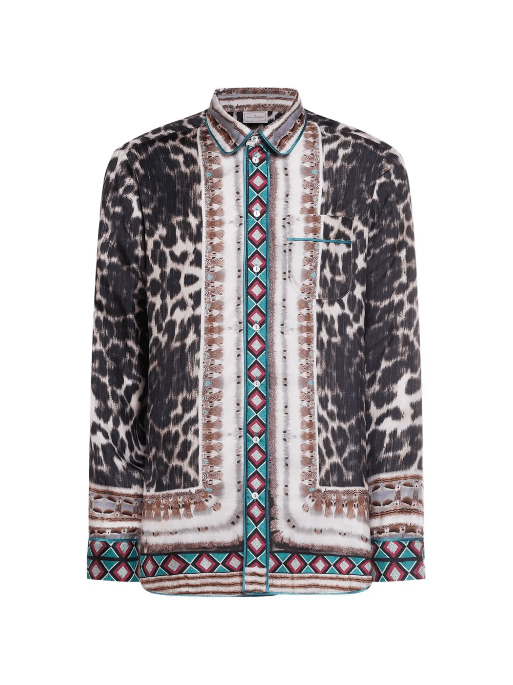 Aloe leopard-print silk shirt - Image 1
