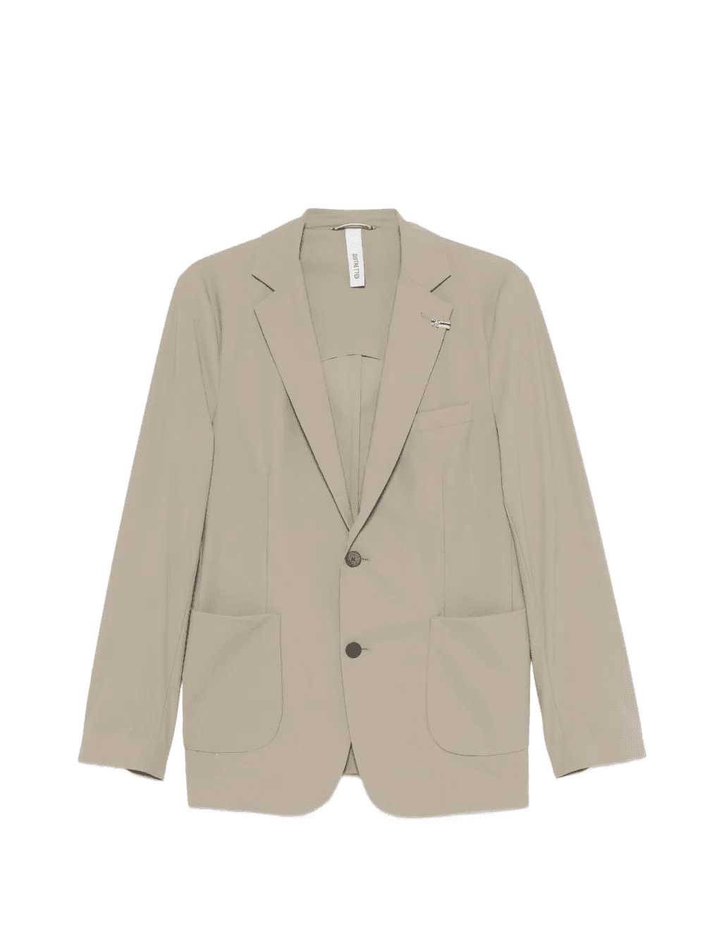 Active single-breasted patch-pocket jacket - Image 1