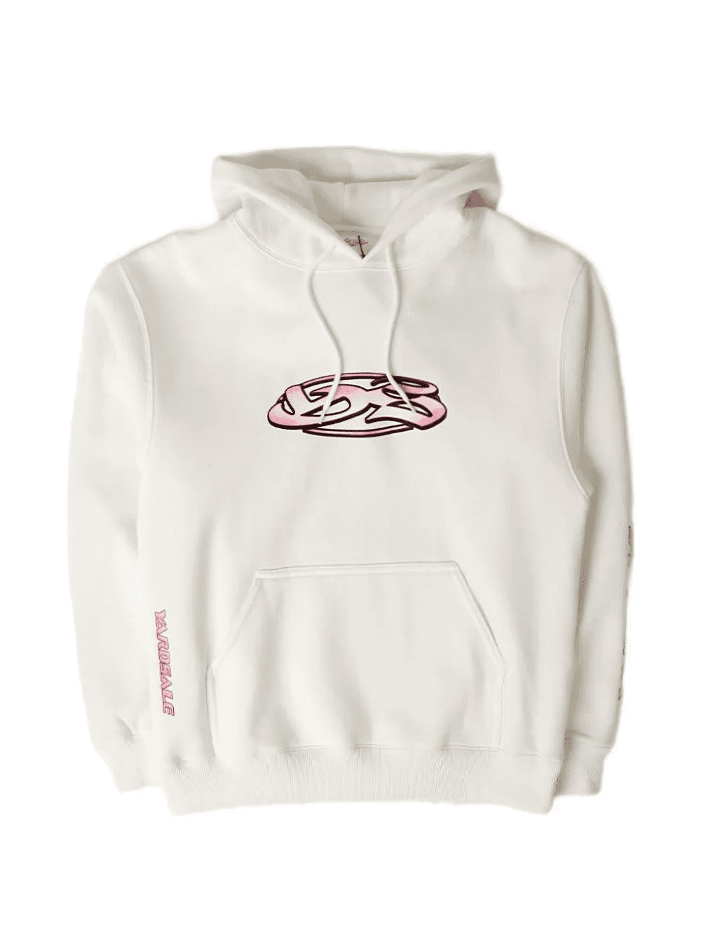 textured-logo hoodie - Image 1