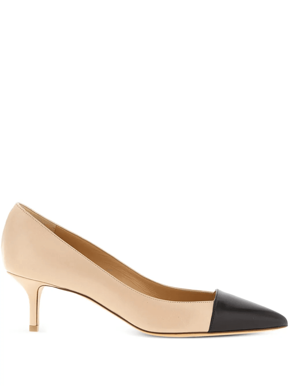 55mm contrast-toe pointed pumps - Image 1