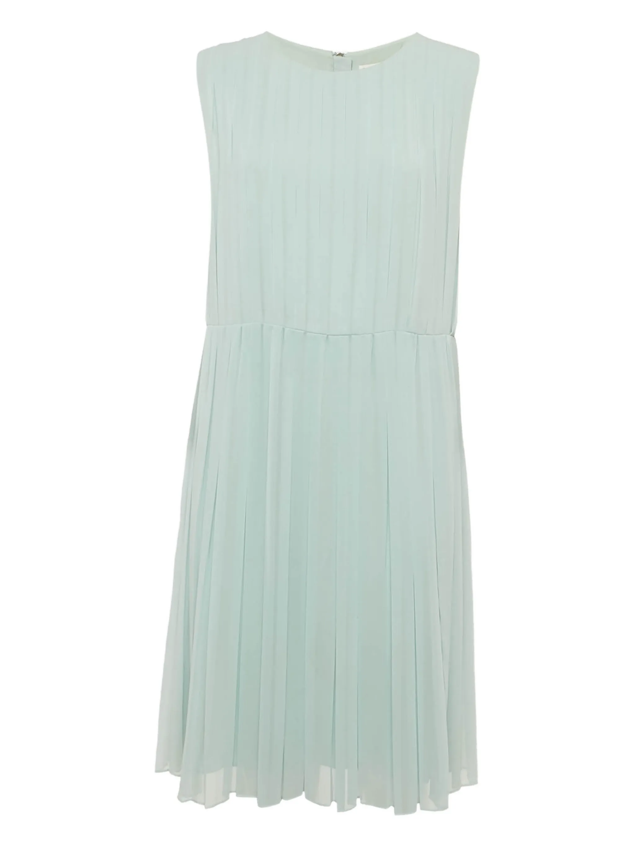 pleated sleeveless dress - Image 1