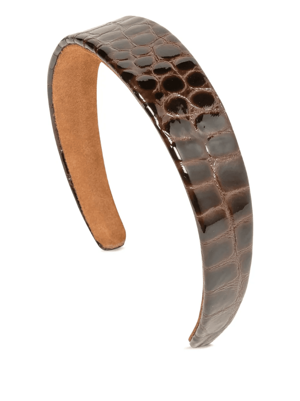 Cruz embossed-crocodile headband - Image 1