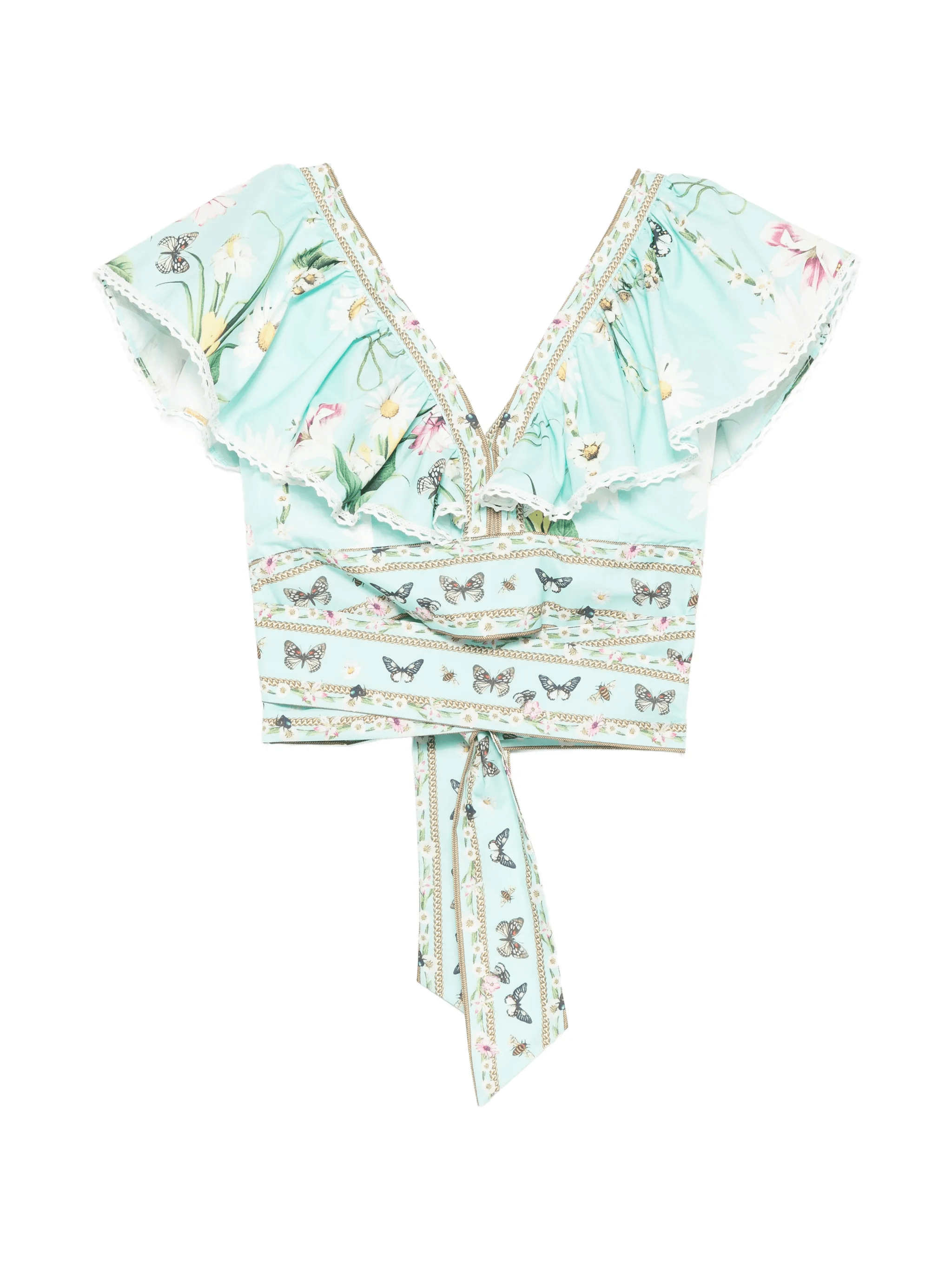 ruffled floral top - Image 1