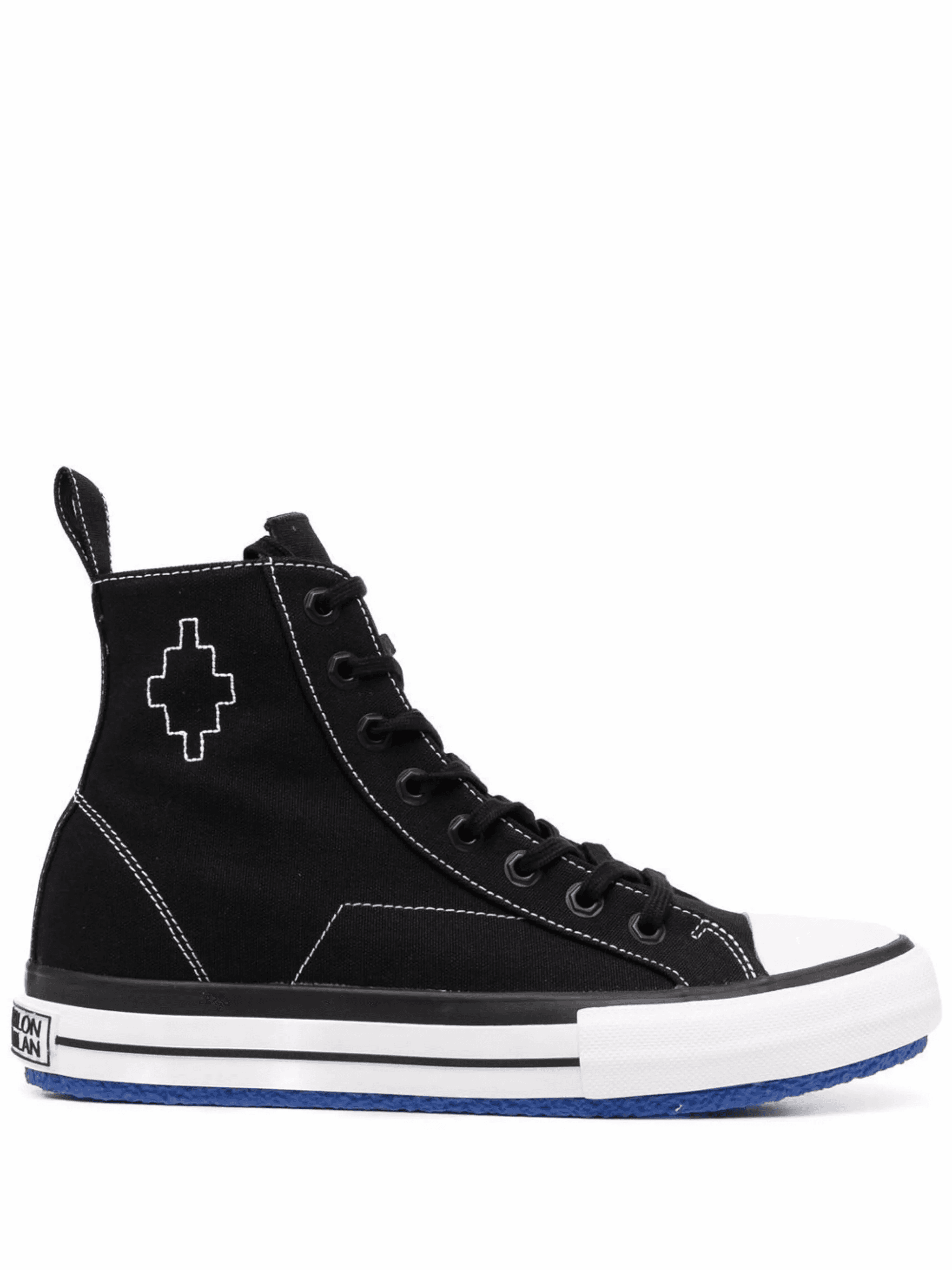 embroidered cross high vulcanized sneakers - Image 1