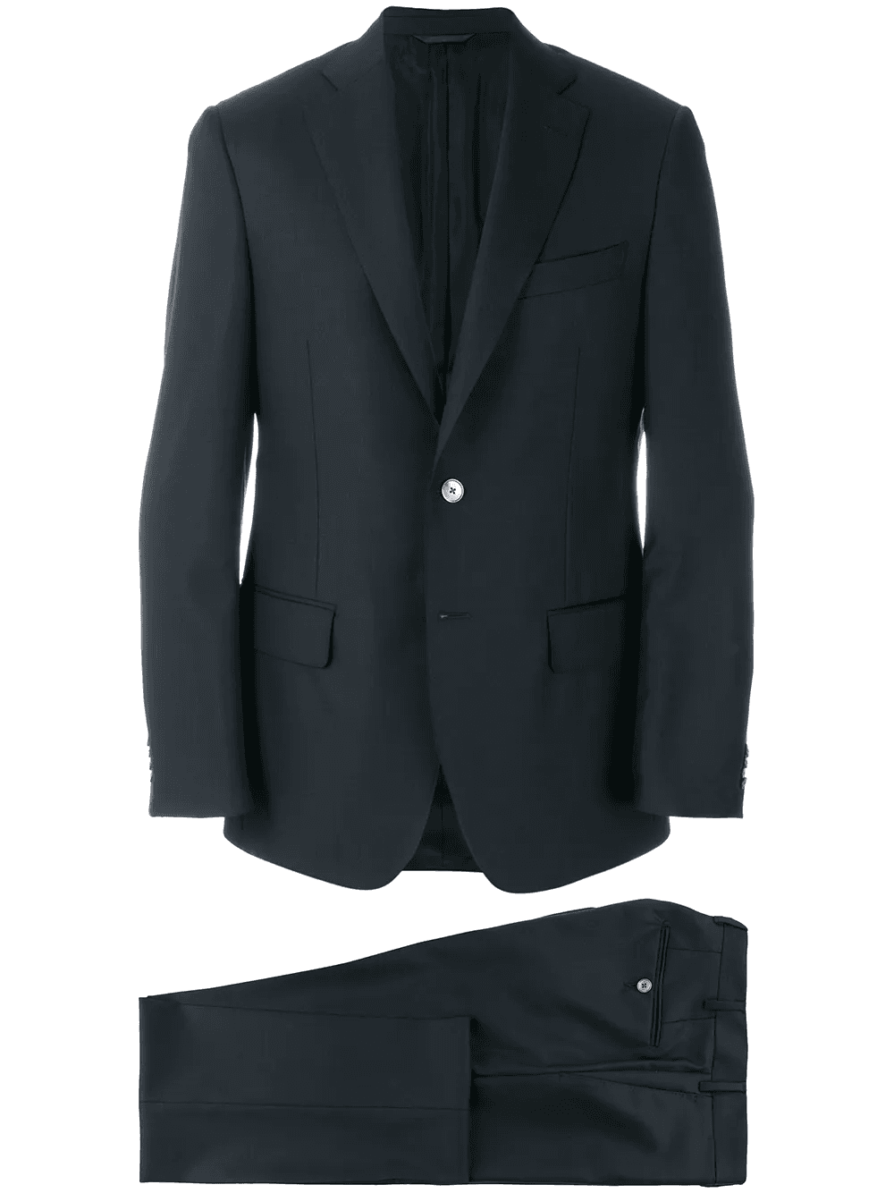 slim-fit tailored suit - Image 1